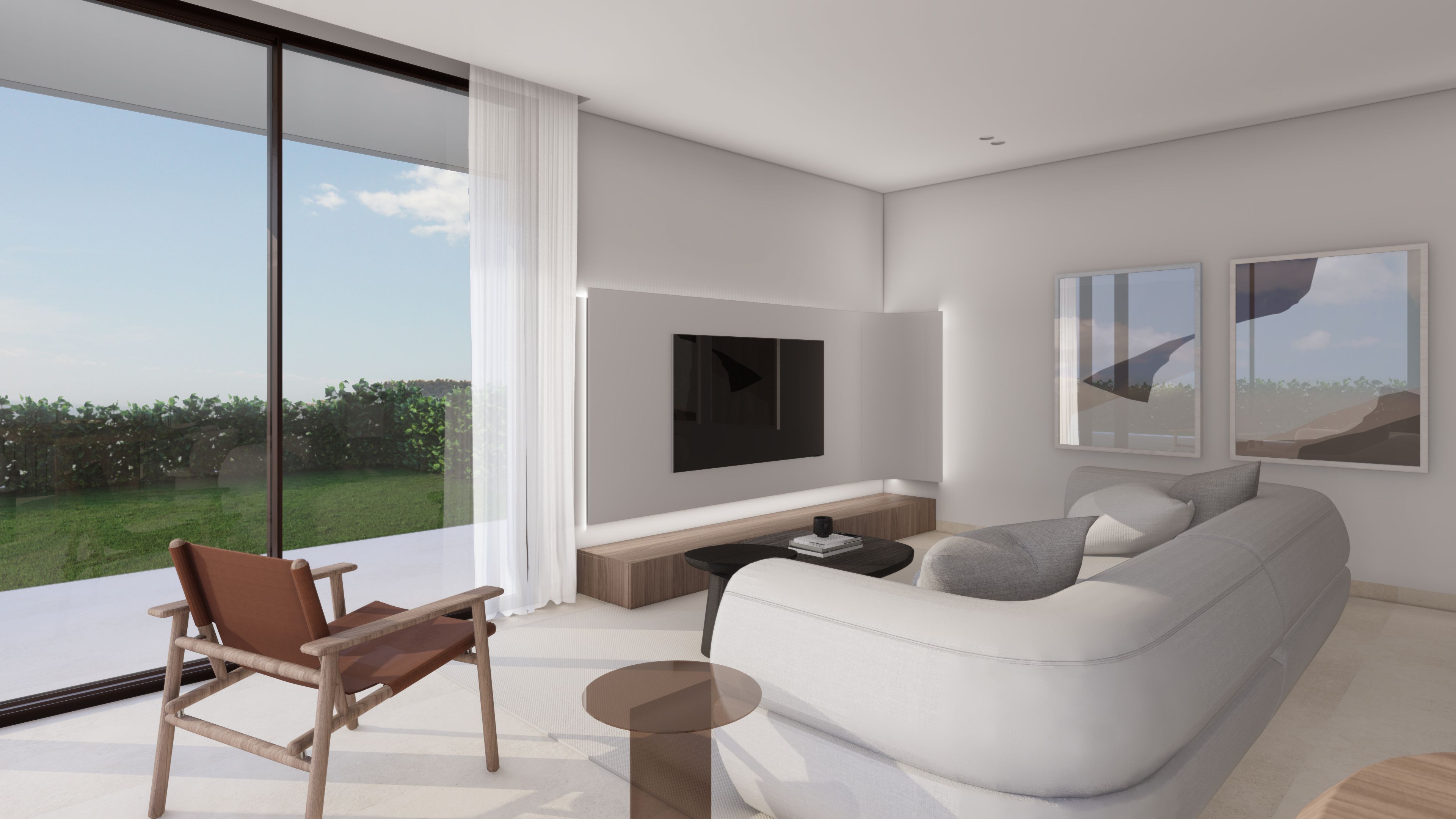 Sala d'estar de Casa o xalet en venda en Novelda amb Piscina
