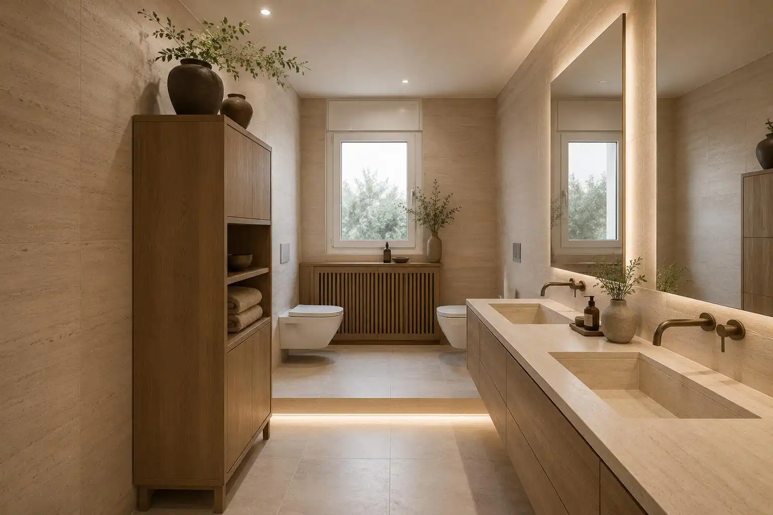Bathroom of Houses for sale in Sant Just Desvern  with Air Conditioner, Heating and Private garden