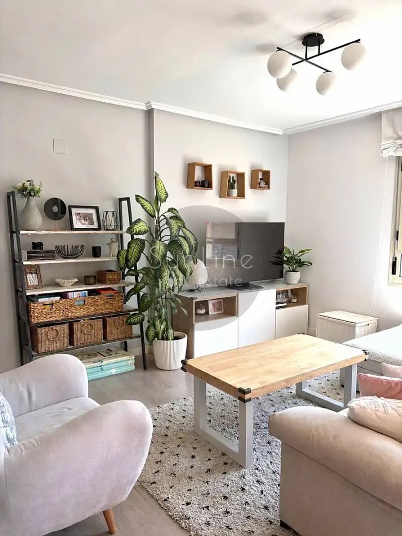 Sala de estar de Piso en venta en Valencia con Aire acondicionado, Terraza y Trastero