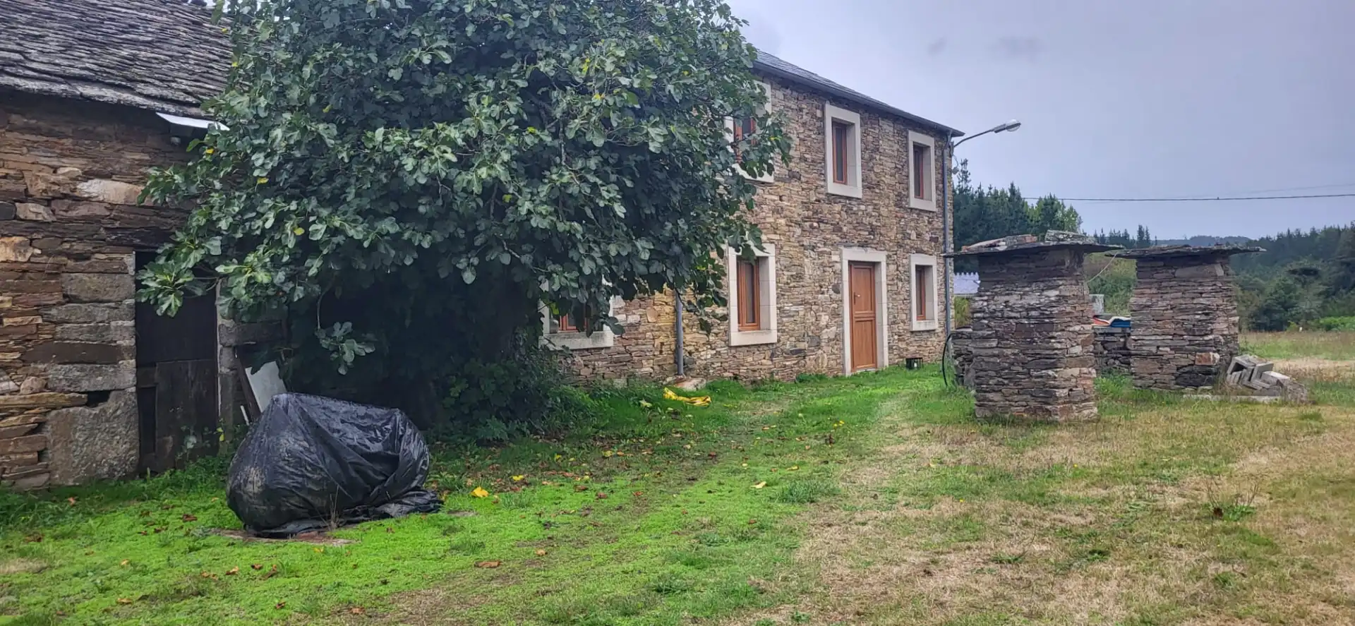 Vista exterior de Casa o chalet en venta en Vilalba con Calefacción, Trastero y Amueblado