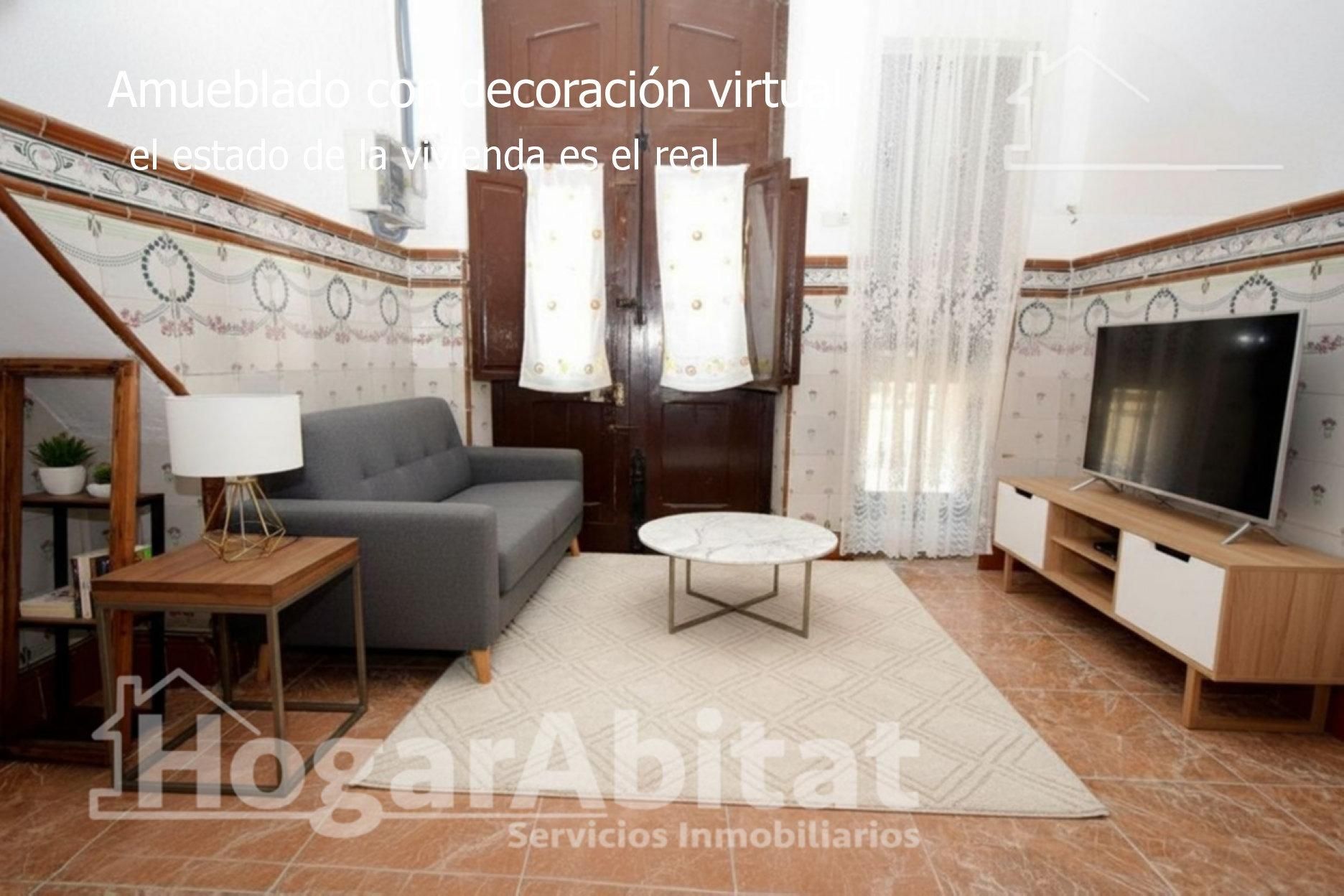 Sala d'estar de Casa o xalet en venda en  Valencia Capital amb Traster