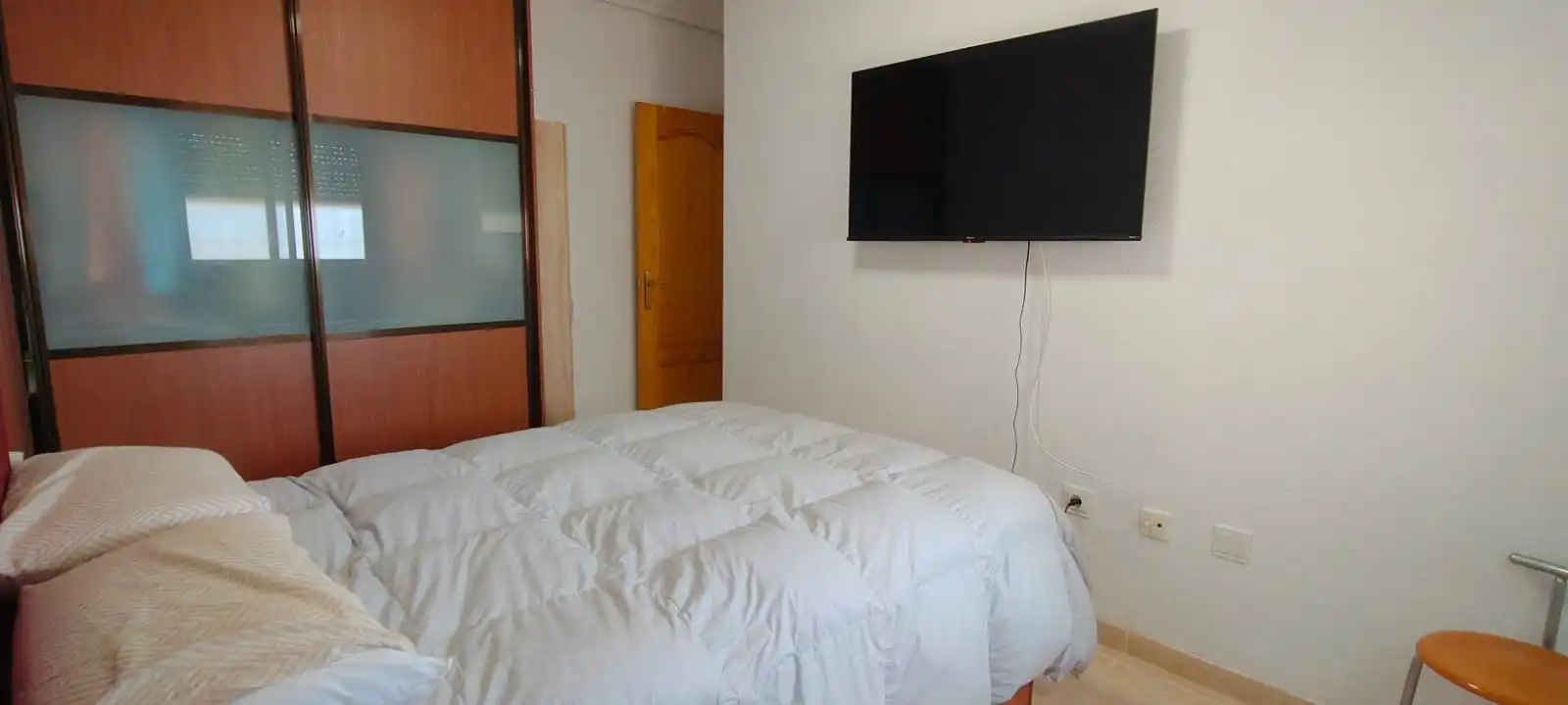 Bedroom of Flat for rent in Huércal de Almería  with Air Conditioner, Heating and Furnished
