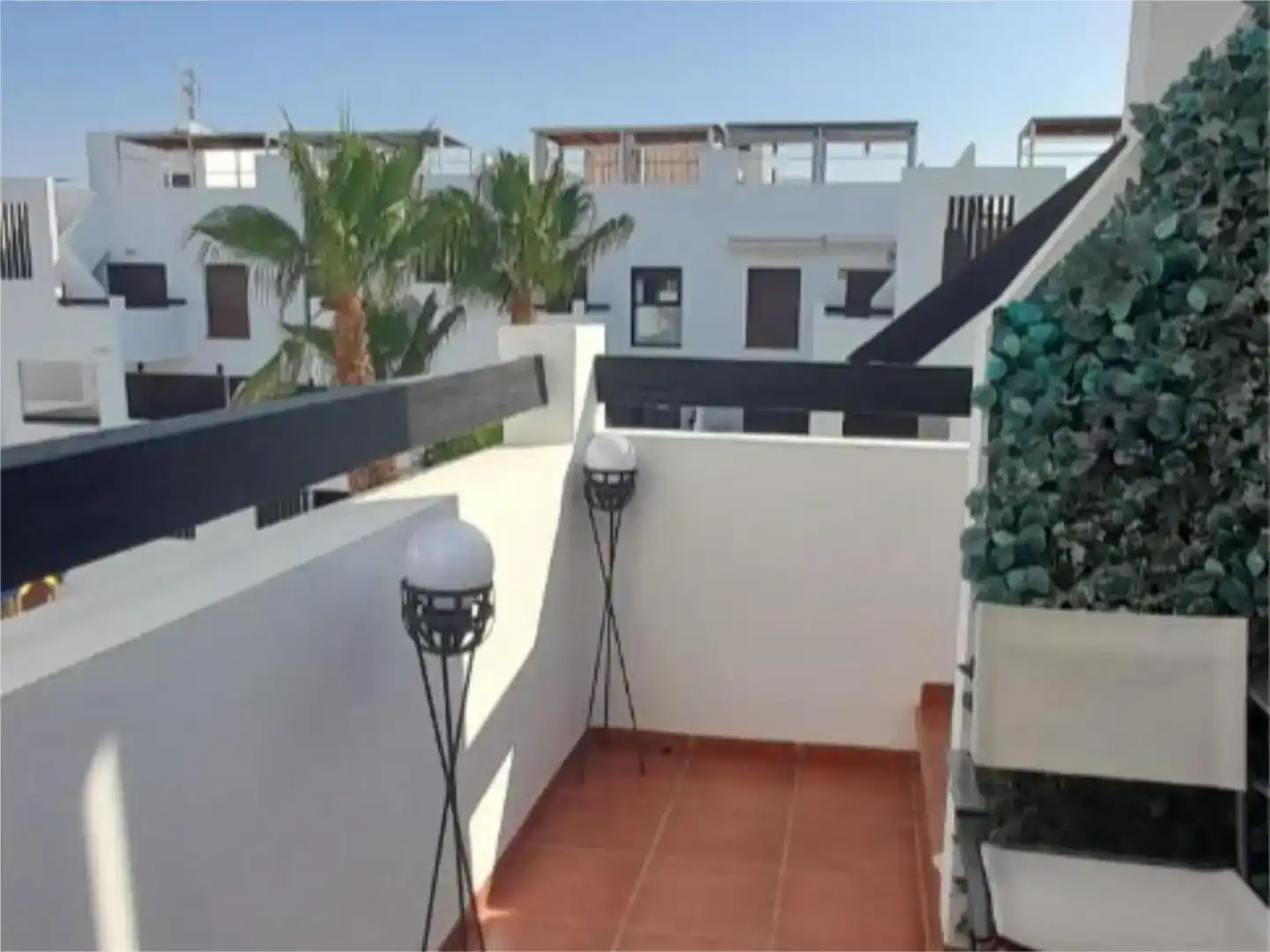 Terrassa de Pis de lloguer en Vera amb Aire condicionat, Piscina i Moblat