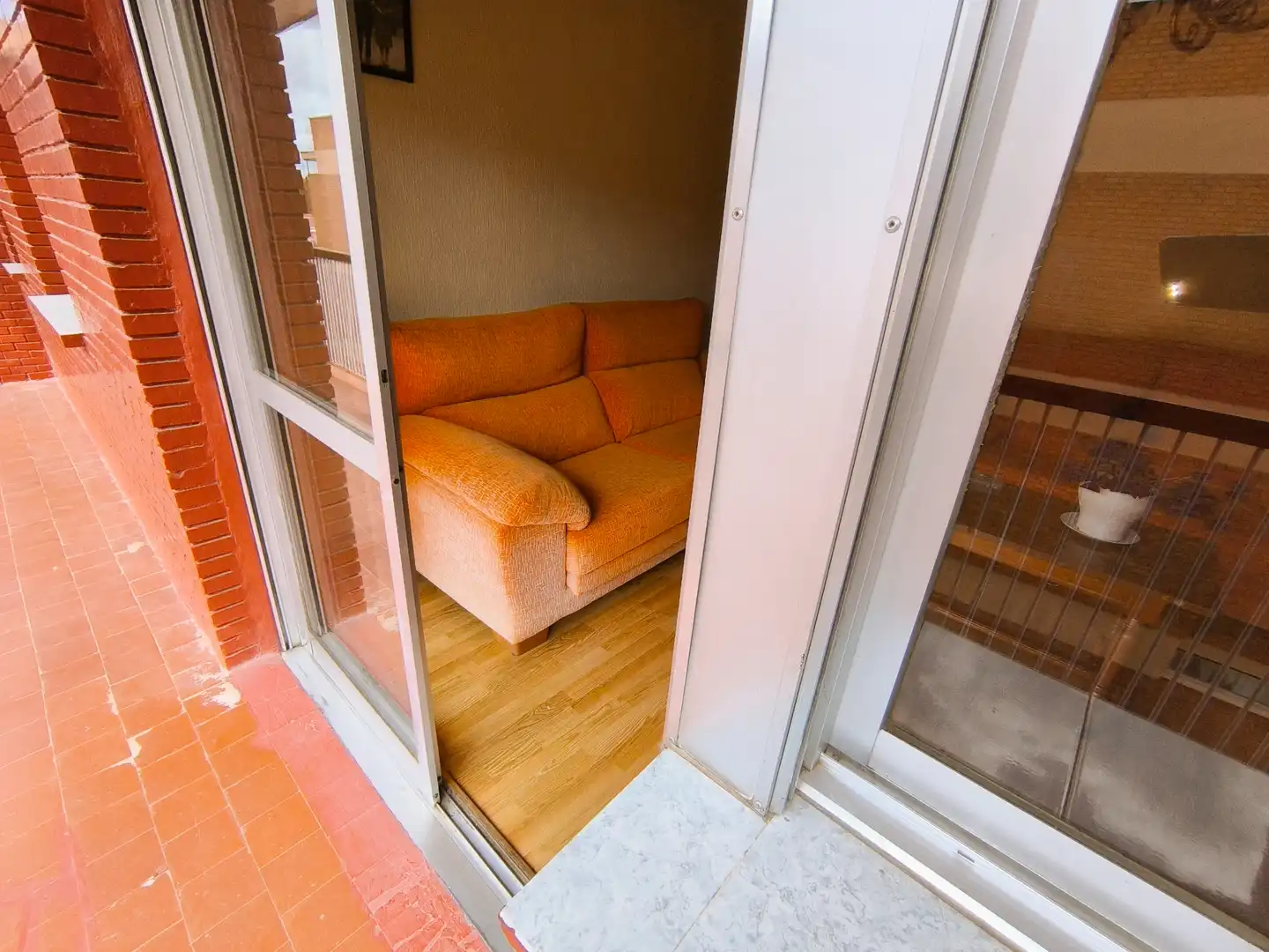 Balcony of Flat for sale in Palencia  with Heating, Parquet flooring and Terrace