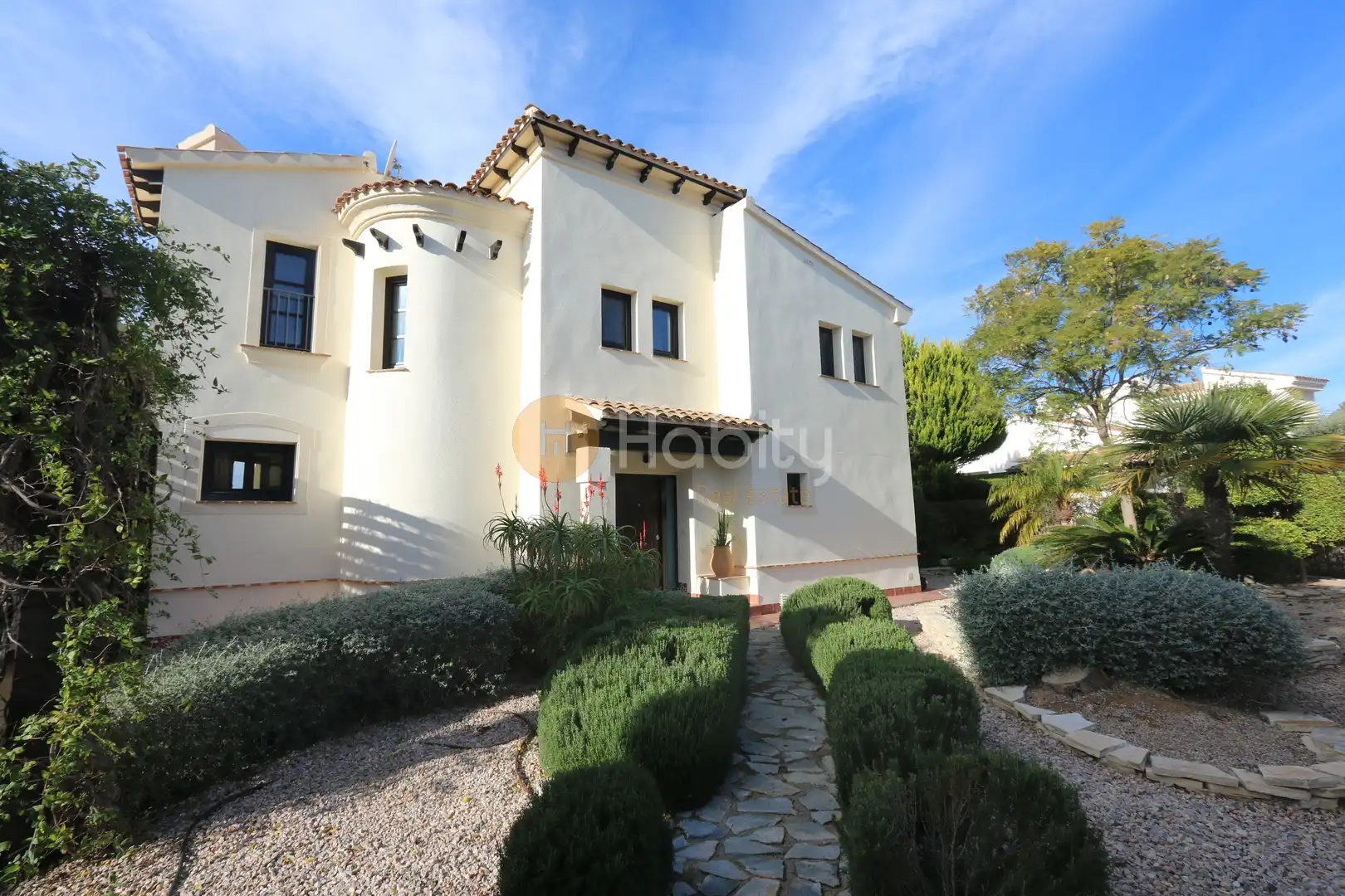 Vista exterior de Casa o xalet en venda en Fuente Álamo de Murcia amb Aire condicionat, Calefacció i Jardí privat