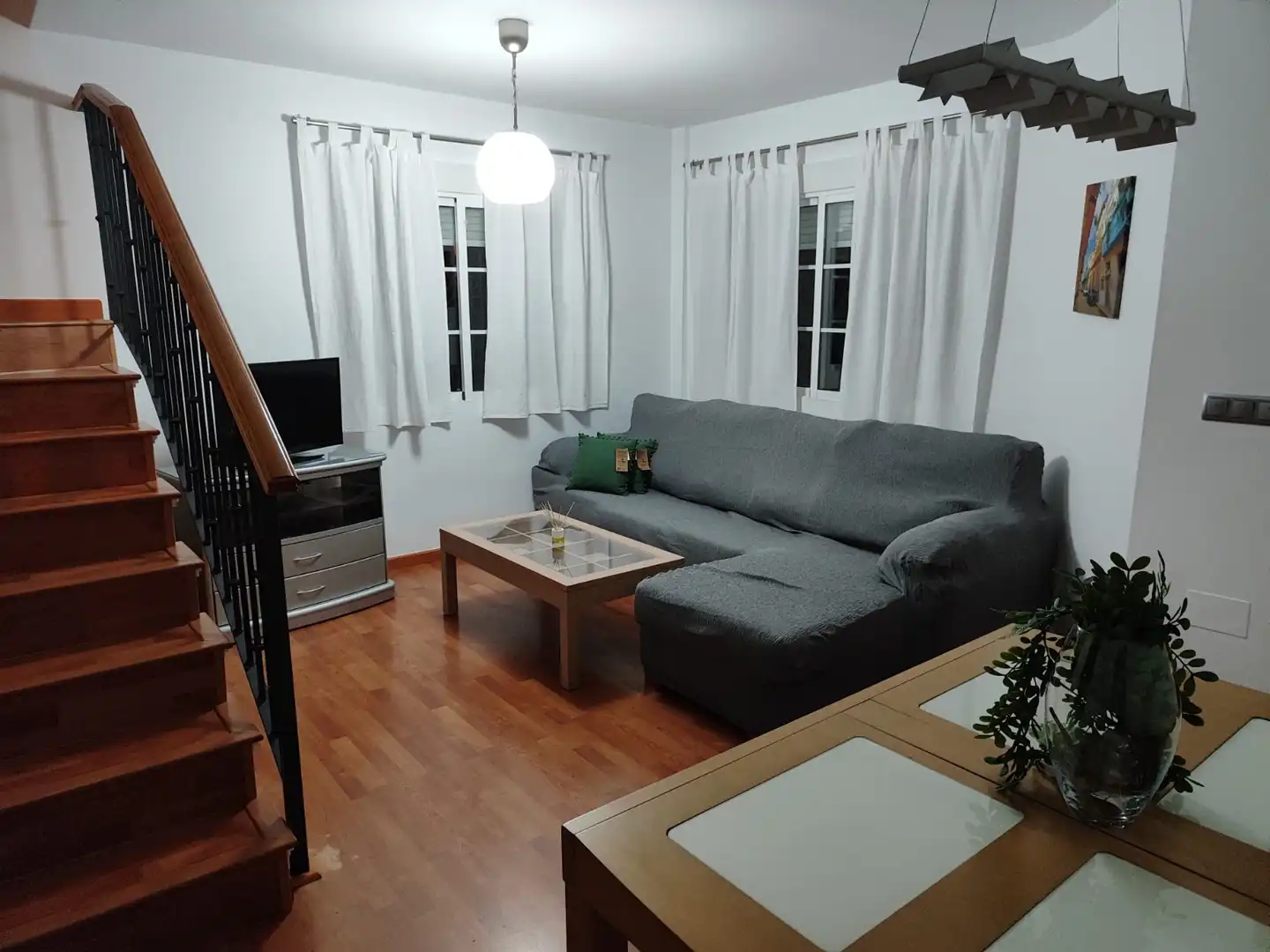 Sala de estar de Casa o chalet de alquiler en San Javier con Aire acondicionado, Trastero y Amueblado