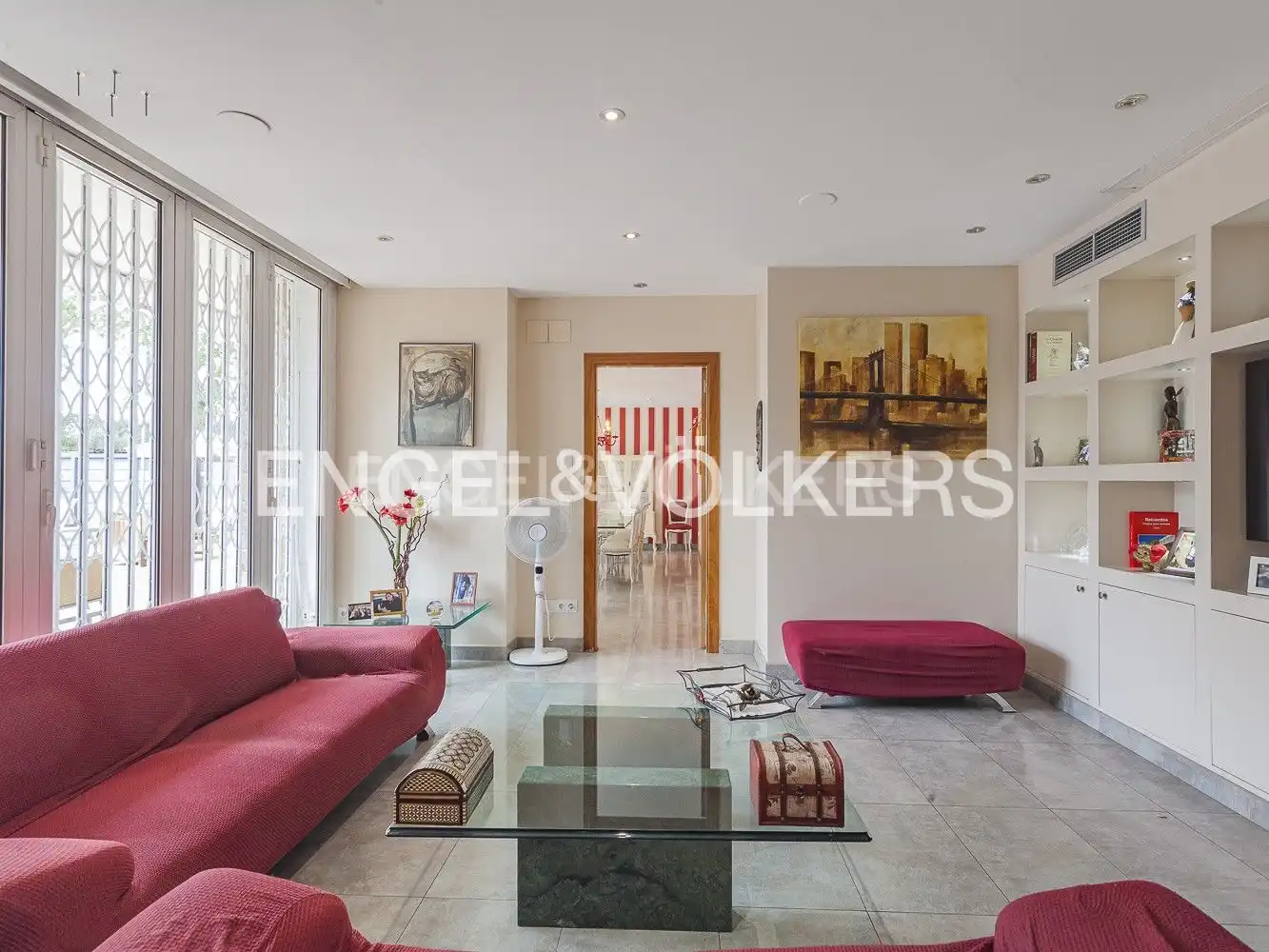 Living room of Detached homes for sale in Cerdanyola del Vallès  with Air Conditioner, Heating and Private garden