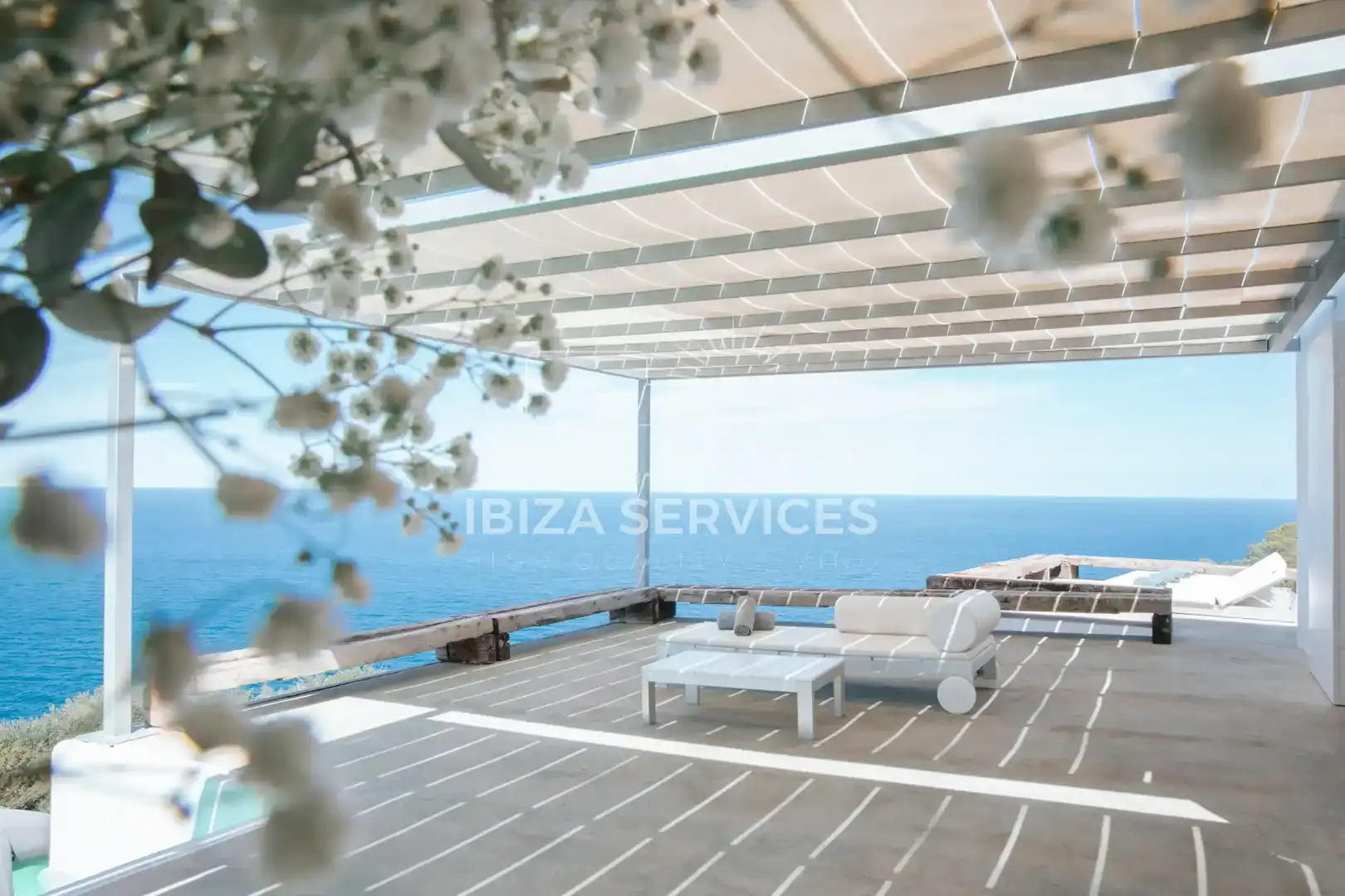 Terrace of Houses for sale in Sant Joan de Labritja  with Air Conditioner, Private garden and Swimming Pool