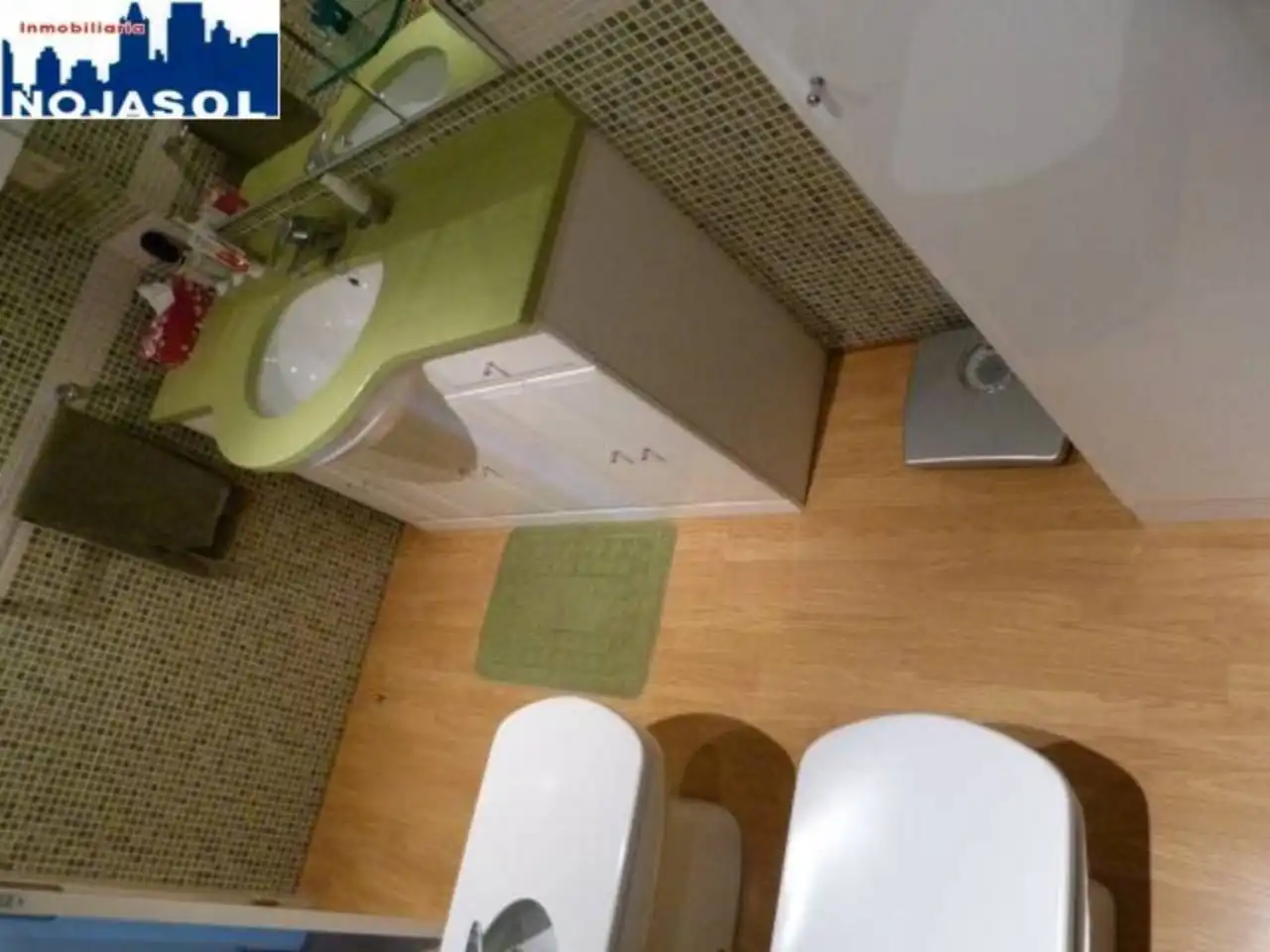 Bathroom of Flat for rent in Noja  with Heating, Terrace and Furnished