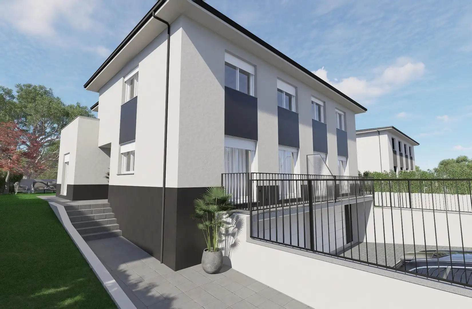 Vista exterior de Casa o xalet en venda en Villares de la Reina amb Jardí privat i Terrassa