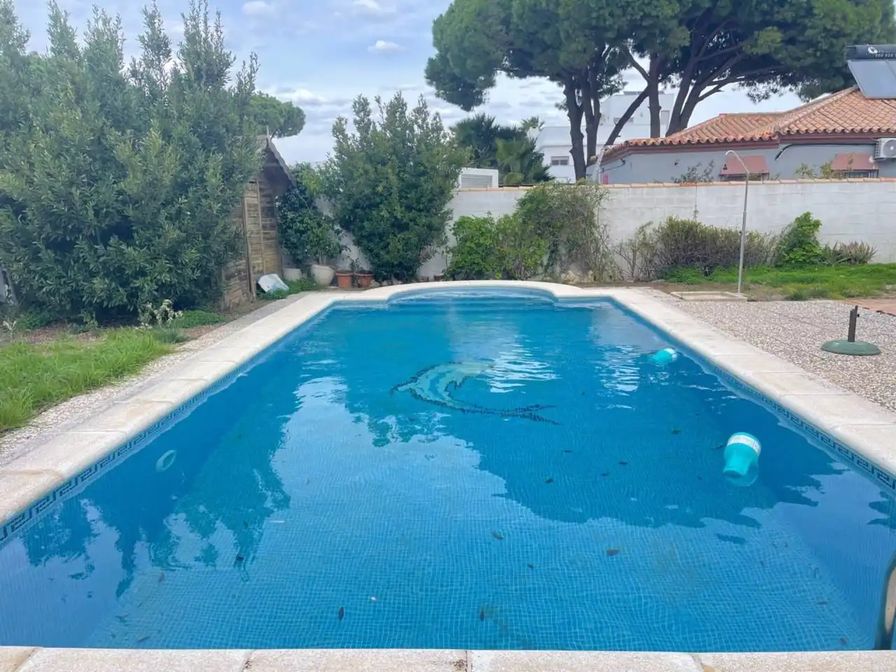 Piscina de Casa o xalet en venda en Chiclana de la Frontera amb Aire condicionat, Jardí privat i Piscina