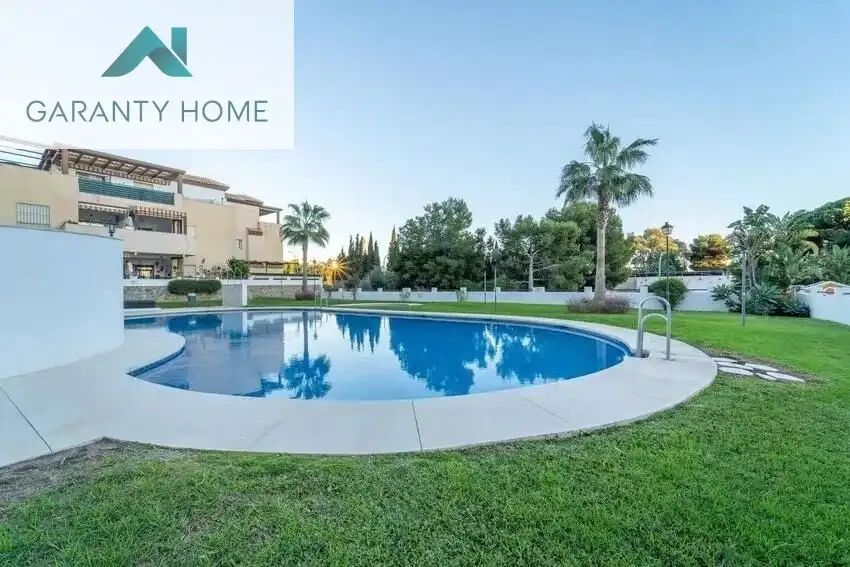 Exterior view of Flat for sale in Benalmádena  with Air Conditioner, Heating and Private garden