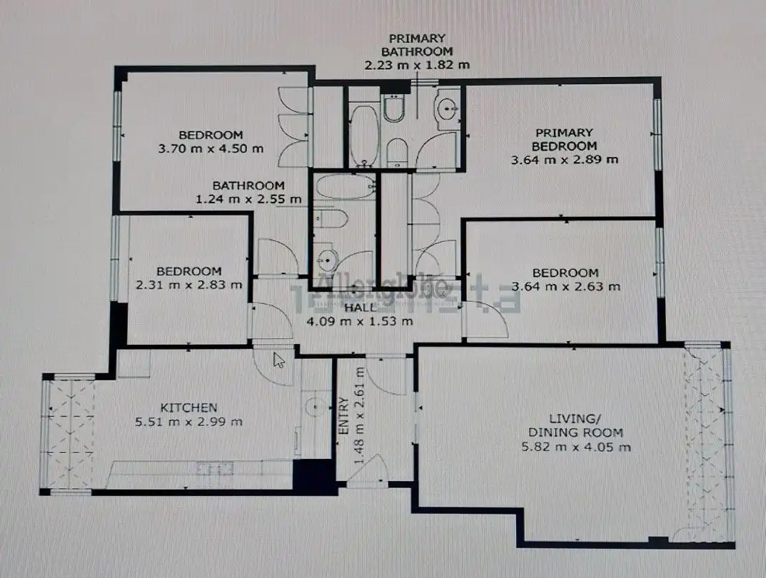 Bedroom of Flat for rent in Oviedo   with Heating