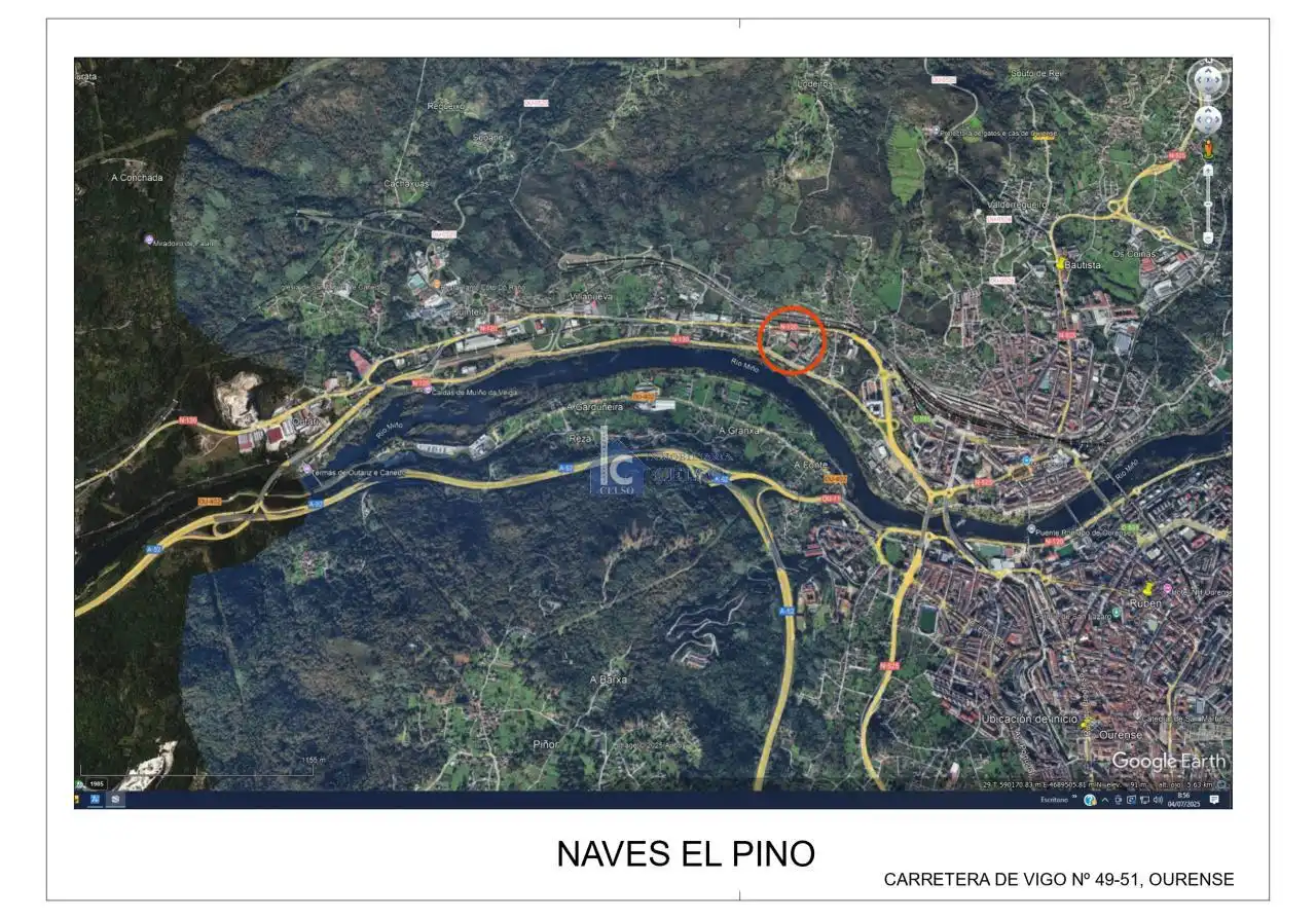 Nau industrial de lloguer en Ourense Capital 