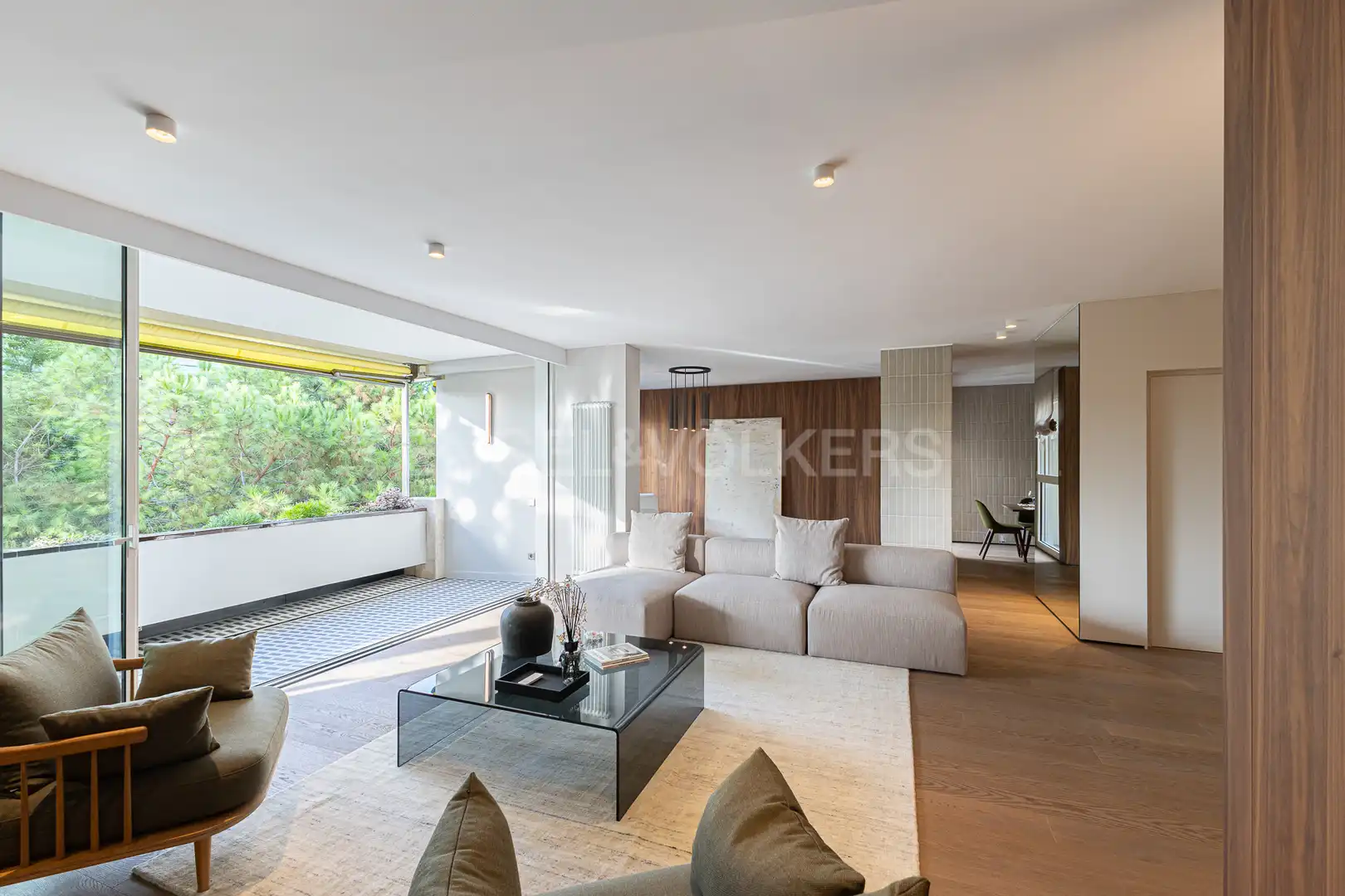 Sala de estar de Piso en venta en Barcelona con Aire acondicionado, Calefacción y Parquet
