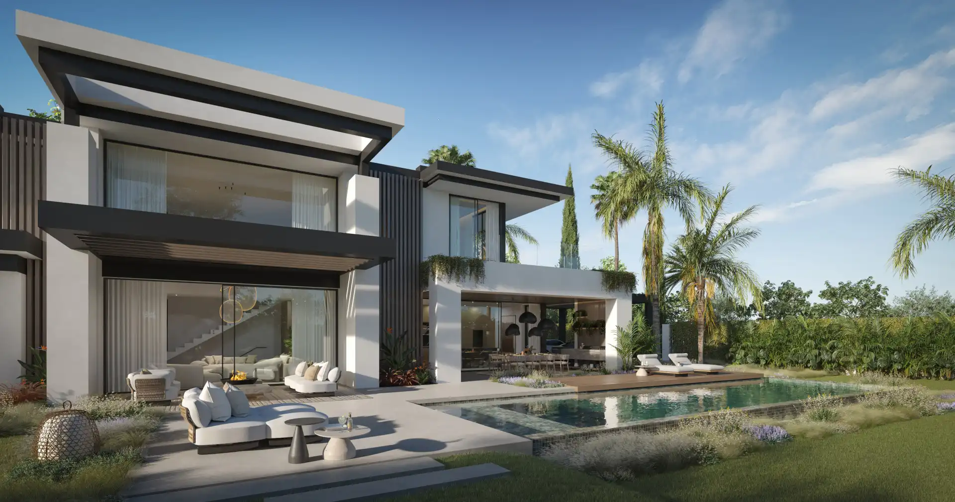 Terrassa de Casa o xalet en venda en Marbella amb Aire condicionat, Calefacció i Jardí privat