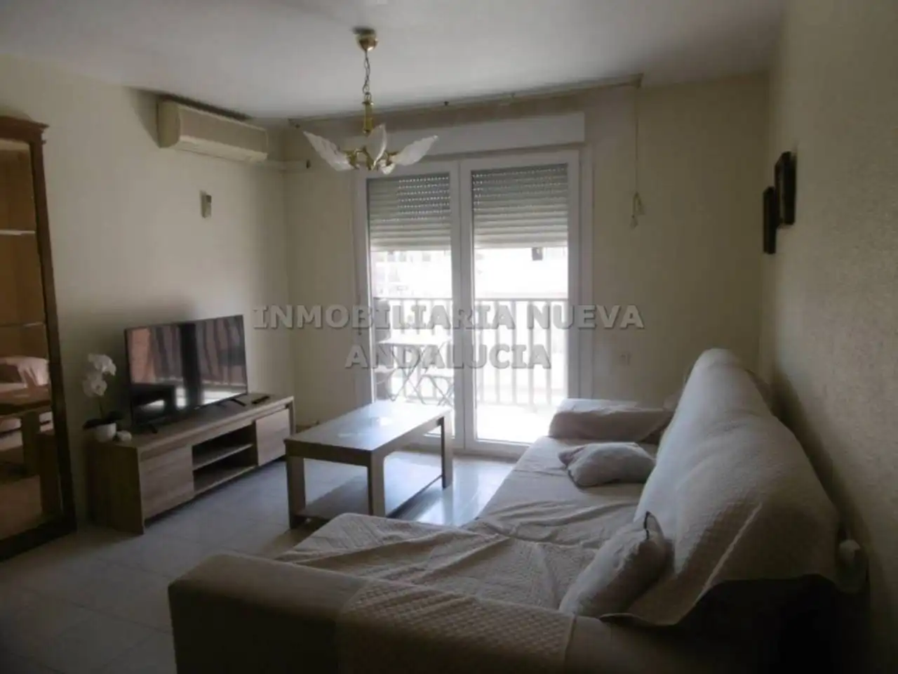 Sala de estar de Piso de alquiler en Almería con Aire acondicionado, Terraza y Trastero