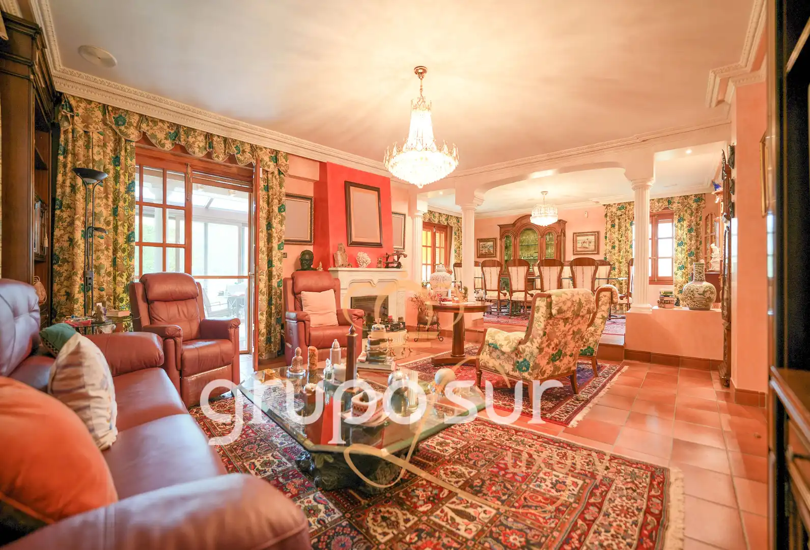 Sala de estar de Casa o chalet en venta en Traspinedo con Calefacción, Jardín privado y Terraza