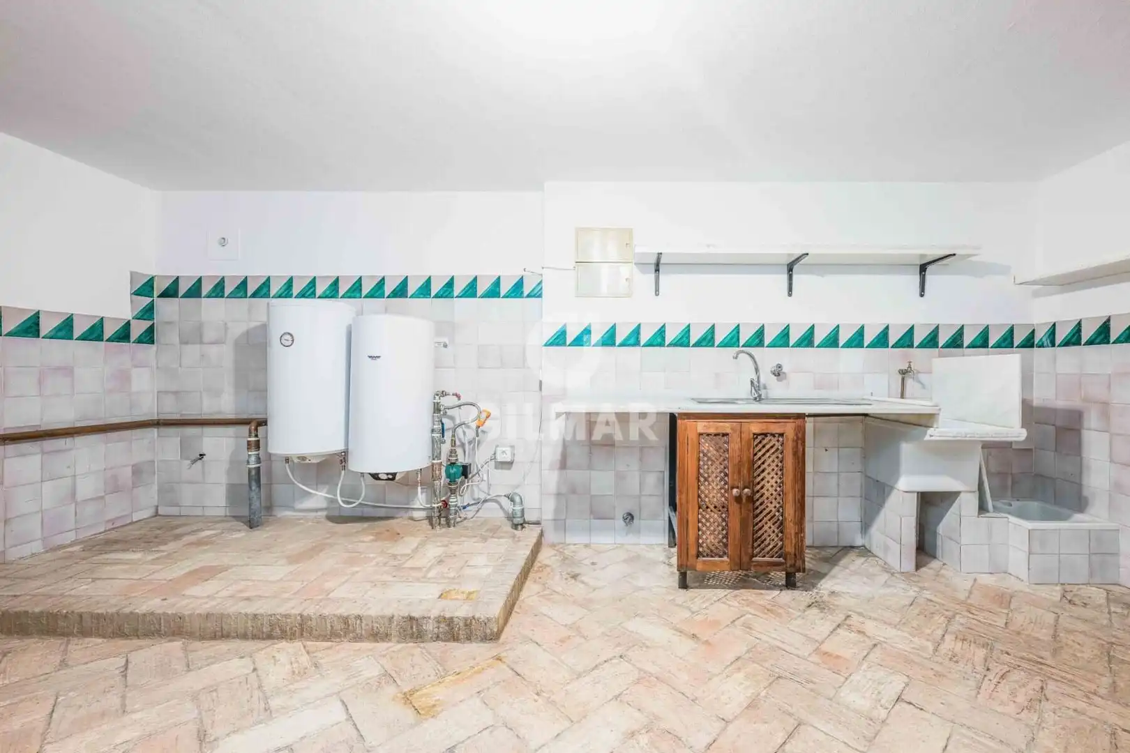 Cocina de Casa o chalet en venta en Valencina de la Concepción con Calefacción, Jardín privado y Piscina