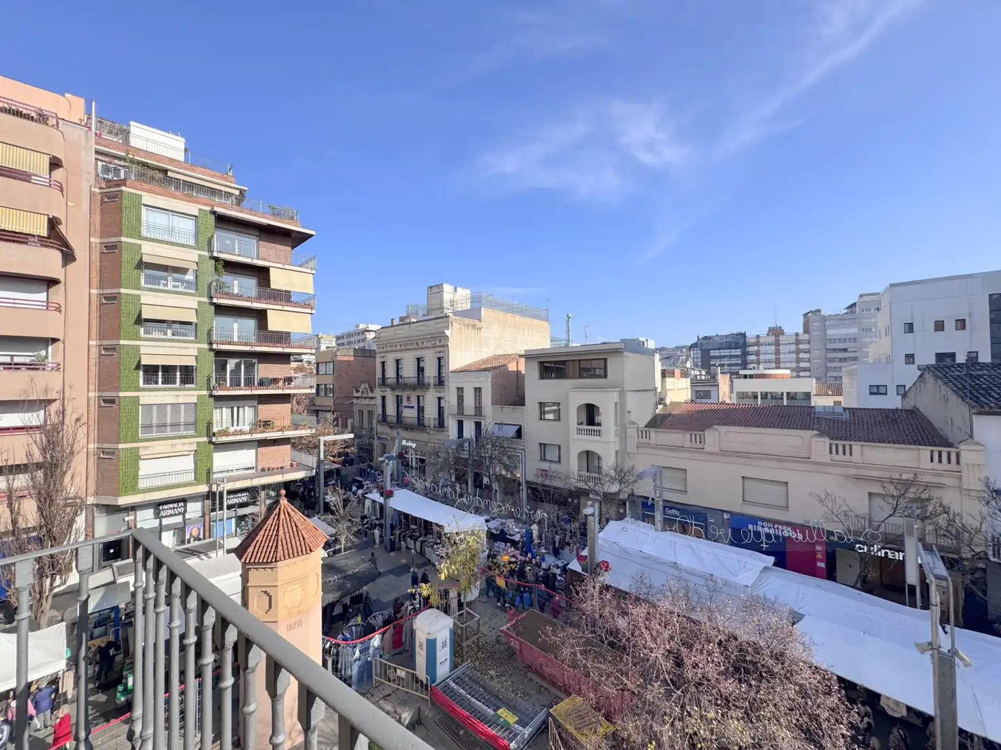 Vista exterior de Pis en venda en Granollers amb Aire condicionat, Calefacció i Parquet