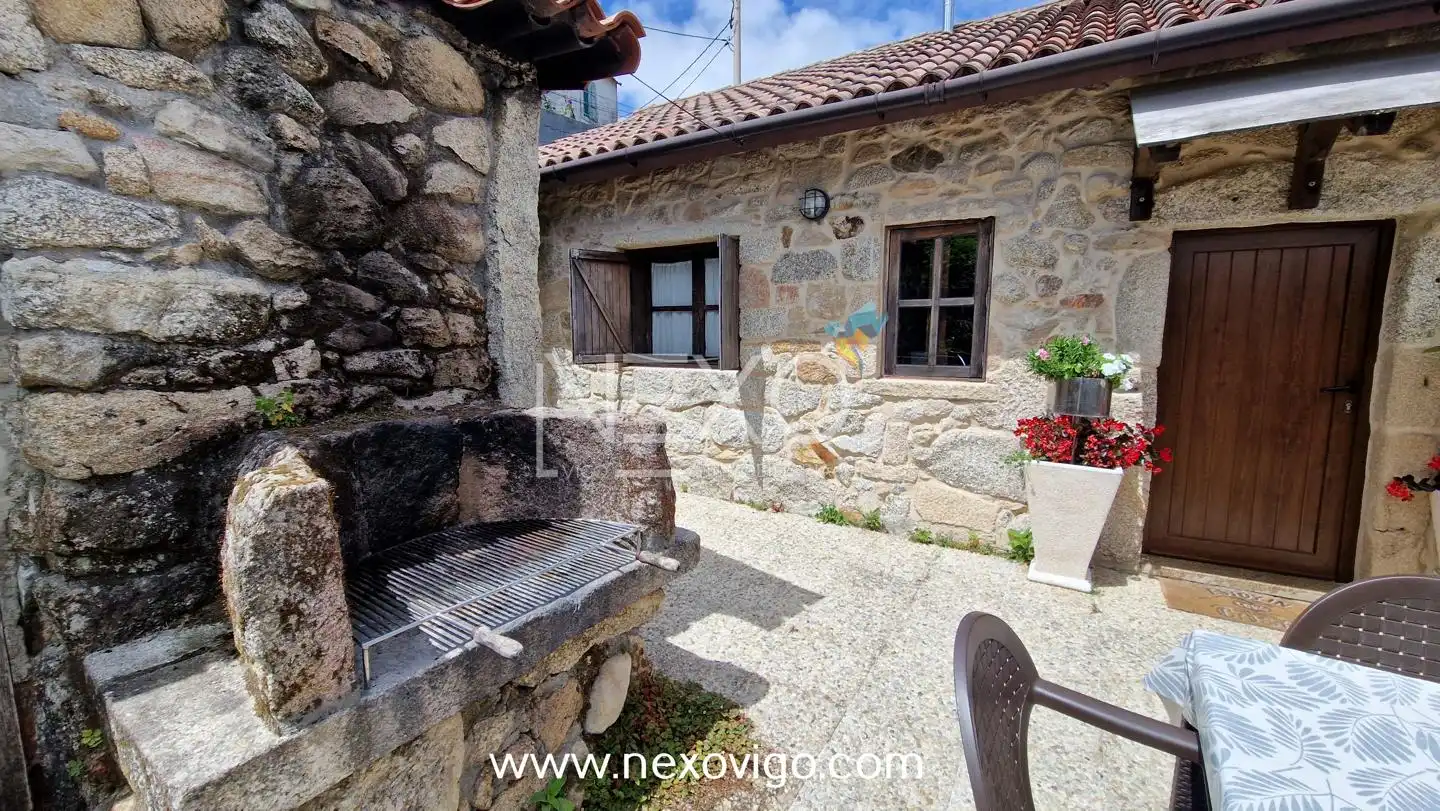 Jardín de Casa o chalet en venta en Moaña con Jardín privado, Terraza y Amueblado