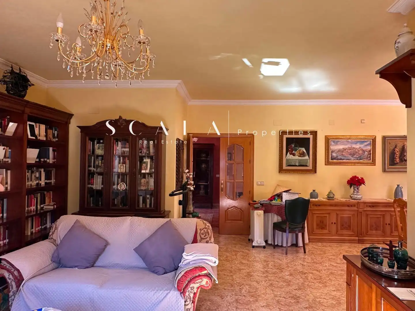 Sala de estar de Casa o chalet en venta en Nambroca con Aire acondicionado, Calefacción y Jardín privado
