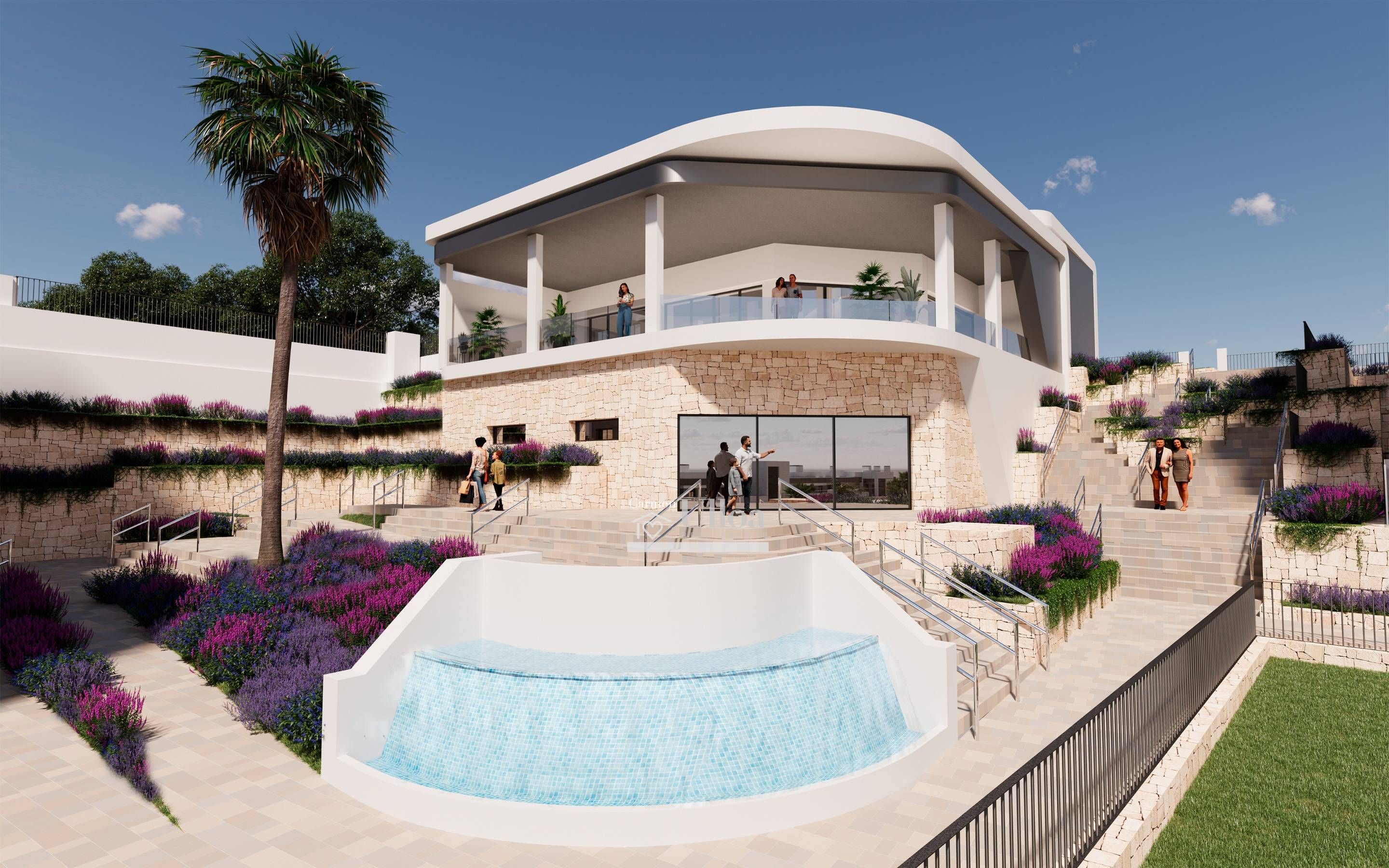 Vista exterior de Planta baixa en venda en Mutxamel amb Aire condicionat, Calefacció i Jardí privat