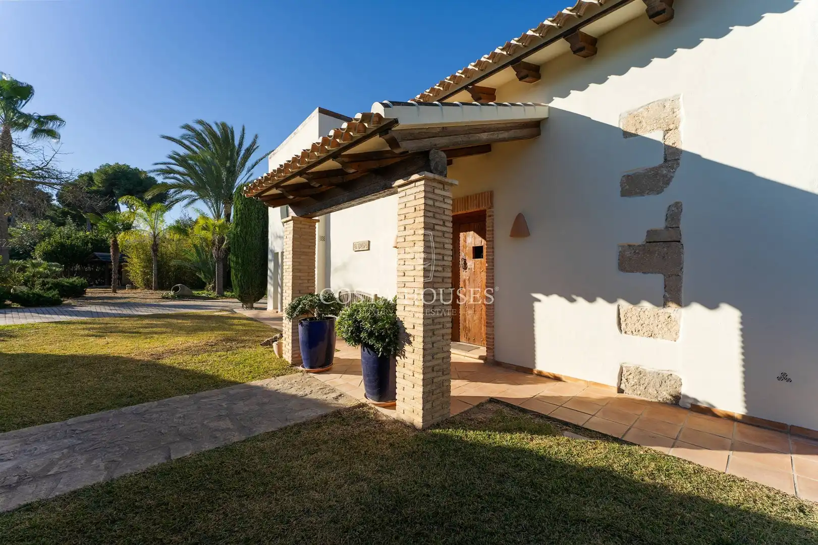 Vista exterior de Casa o xalet en venda en Jávea / Xàbia amb Aire condicionat, Jardí privat i Terrassa