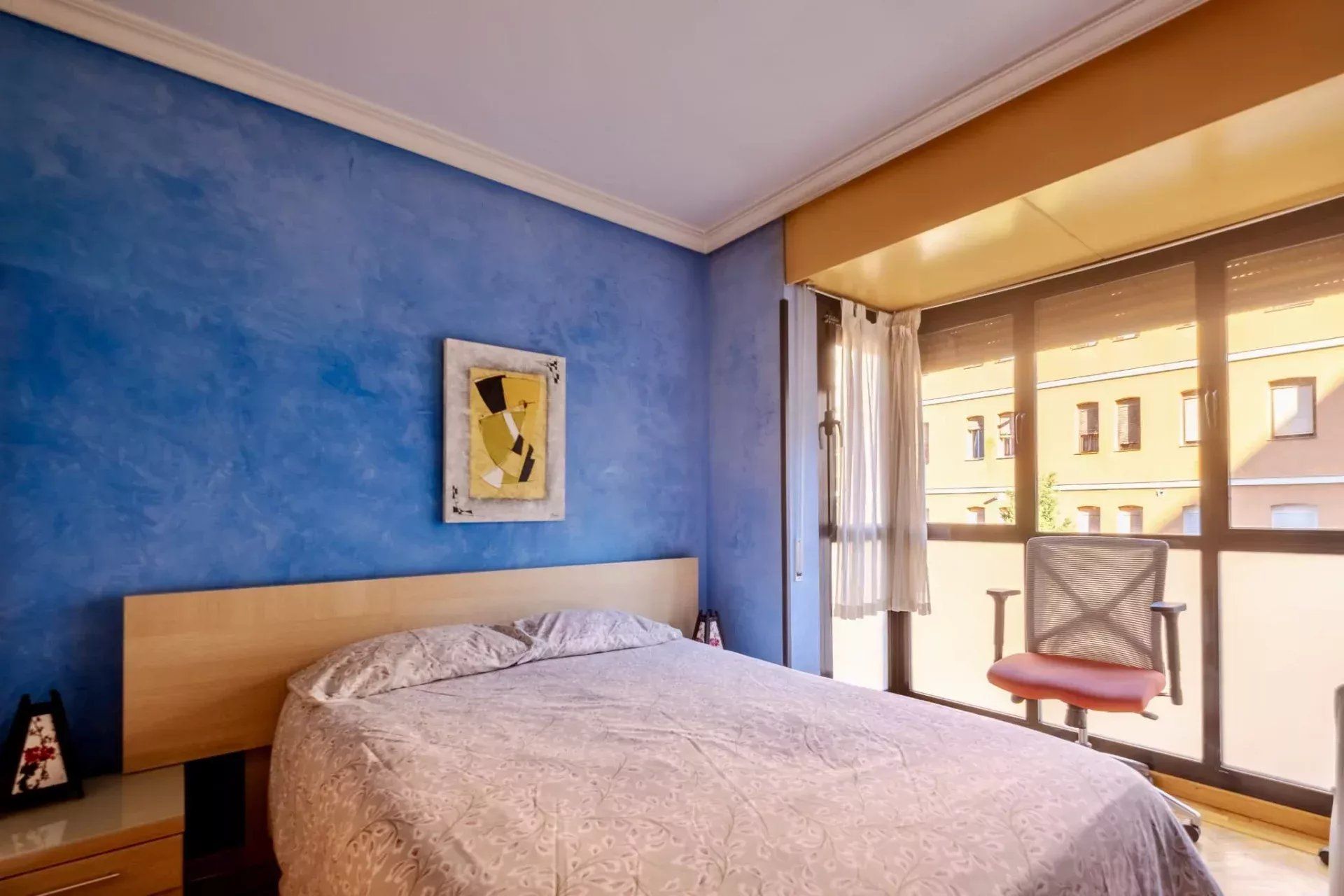Bedroom of Flat for sale in  Madrid Capital  with Heating