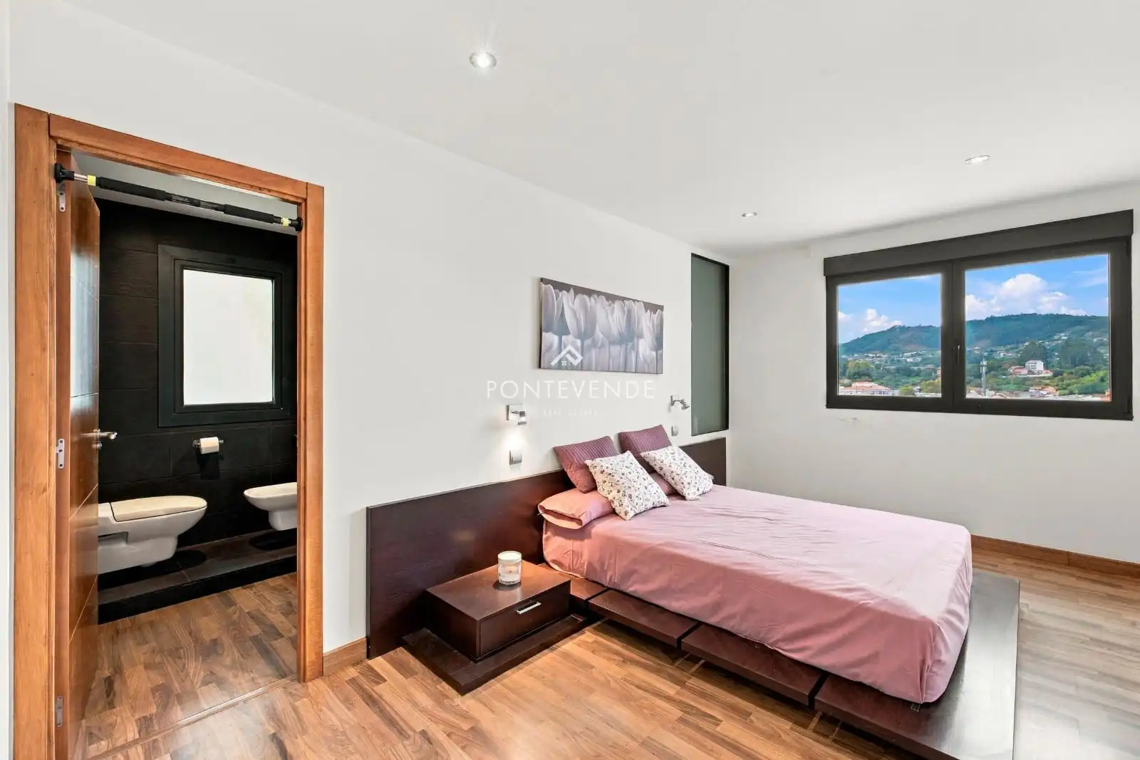 Bedroom of Flat for sale in Marín, Pontevedra