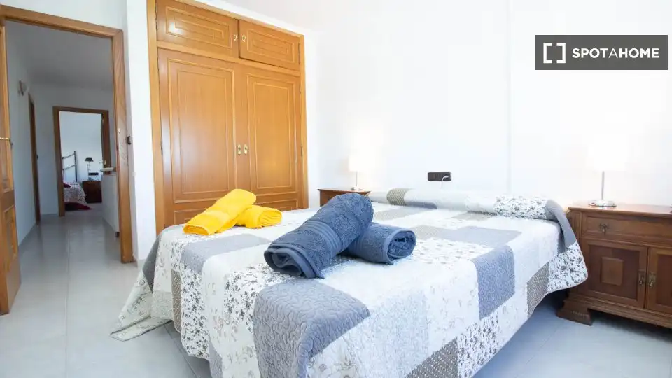 Bedroom of Flat for rent in Sueca  with Air Conditioner, Heating and Furnished