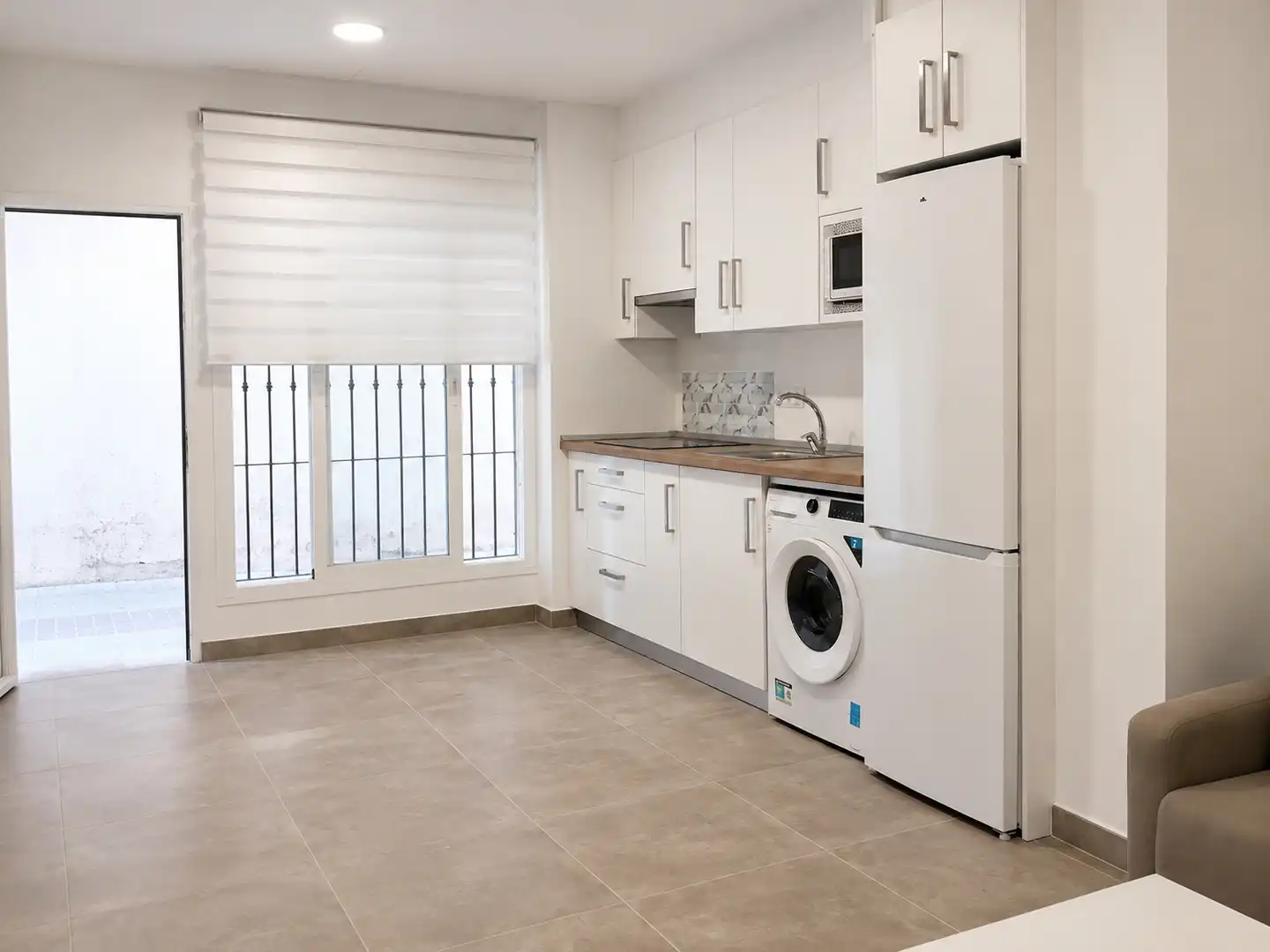 Cocina de Loft de alquiler en Cruz de Humilladero
