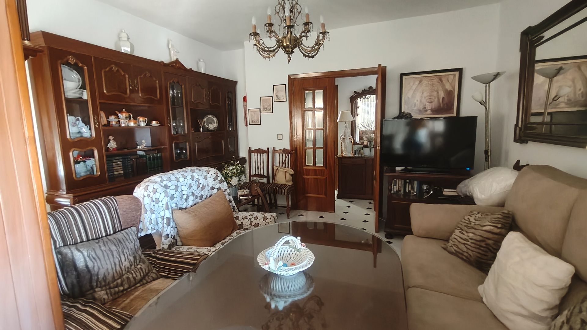 Sala de estar de Piso en venta en Baza con Amueblado