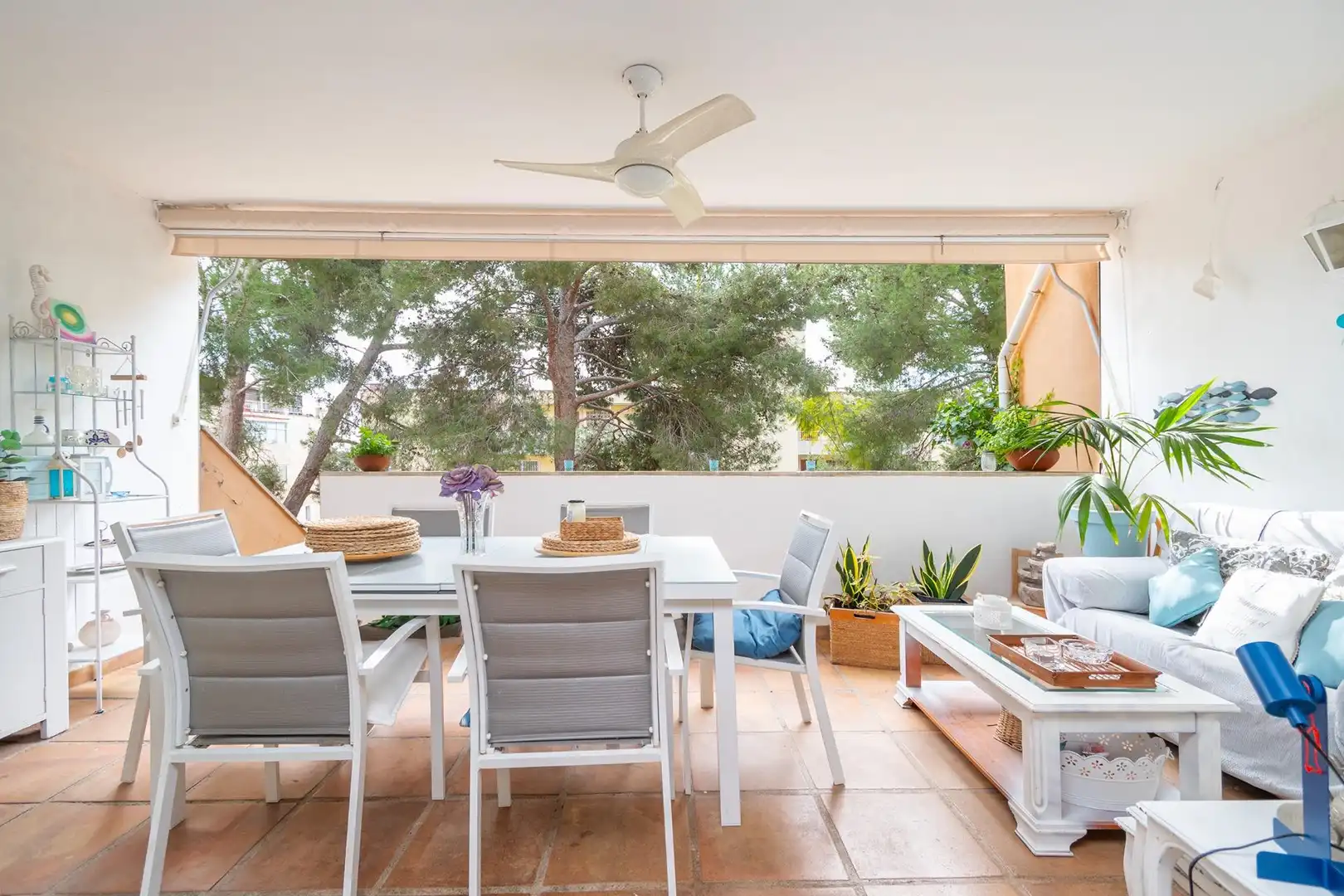 Terraza de Casa adosada en venta en  Palma de Mallorca con Aire acondicionado, Calefacción y Jardín privado