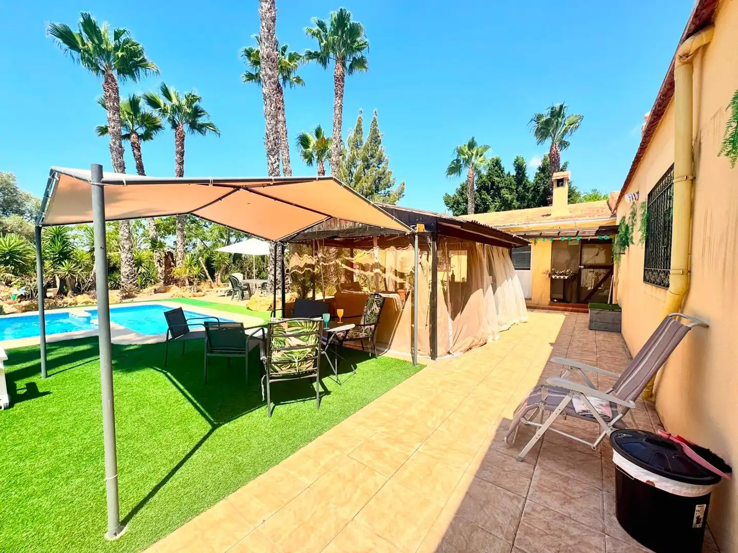 Terrassa de Casa o xalet en venda en Elche / Elx amb Aire condicionat, Jardí privat i Terrassa