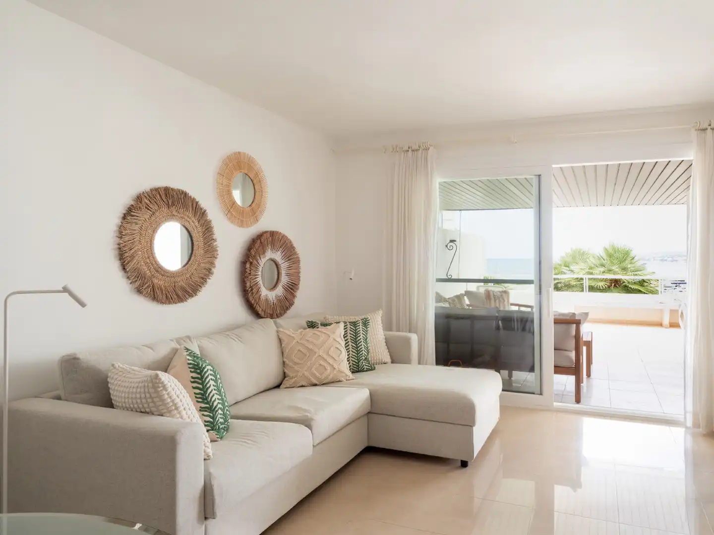 Sala de estar de Apartamento en venta en Calvià con Aire acondicionado, Terraza y Piscina