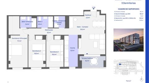 Photo 2 from new construction home in Flat for sale in Giusseppe Verdi, 101, San José - Los Metales, Valencia