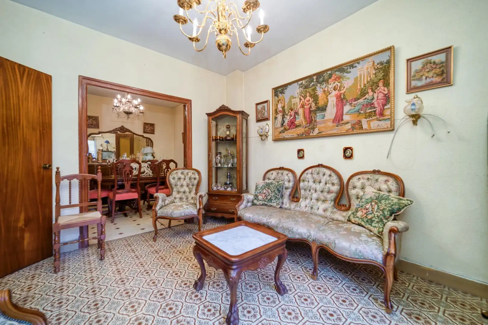 Wohnzimmer von Wohnung zum Verkauf in Cuenca mit Heizung und Terrasse