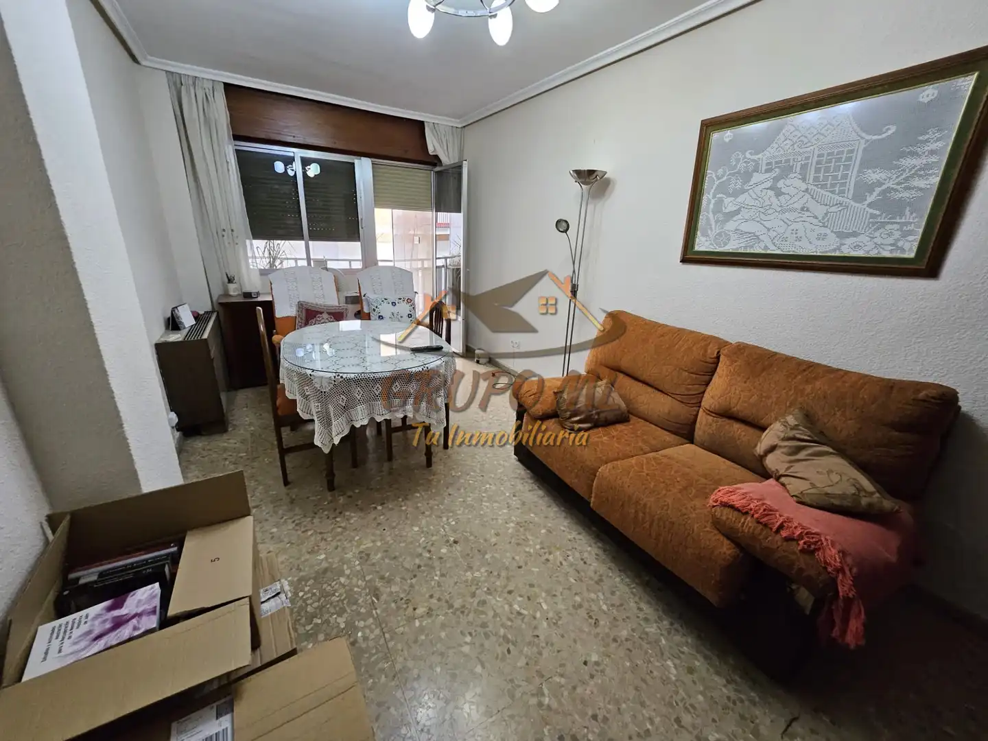 Sala d'estar de Pis en venda en Jaén amb Aire condicionat, Calefacció i Parquet
