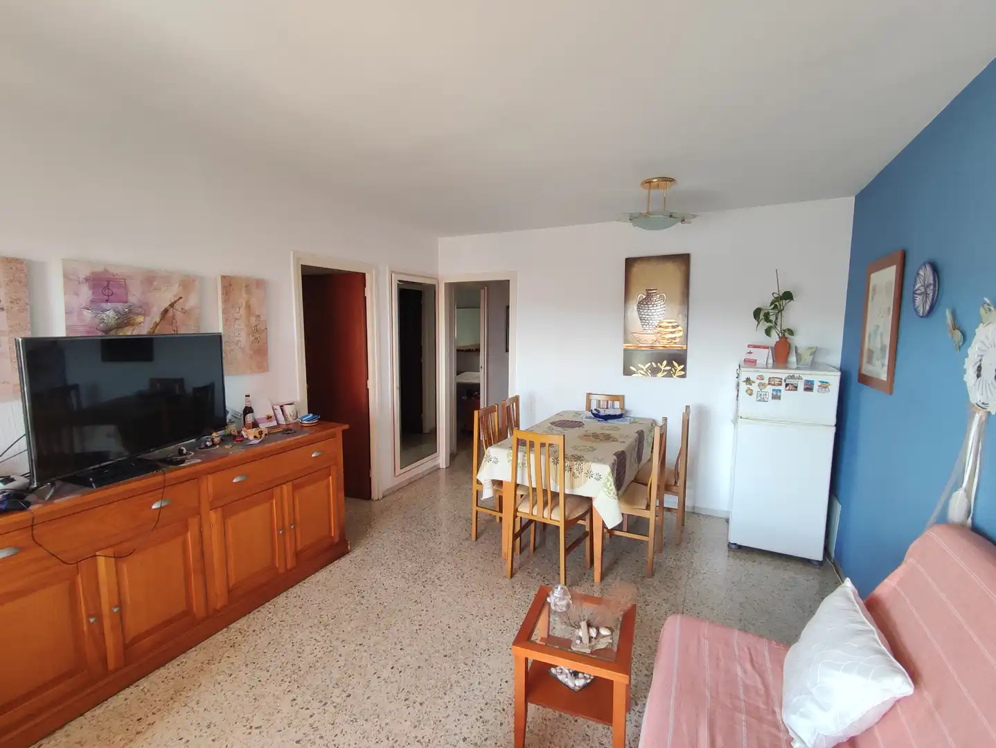 Sala de estar de Apartamento en venta en Lloret de Mar con Terraza y Amueblado