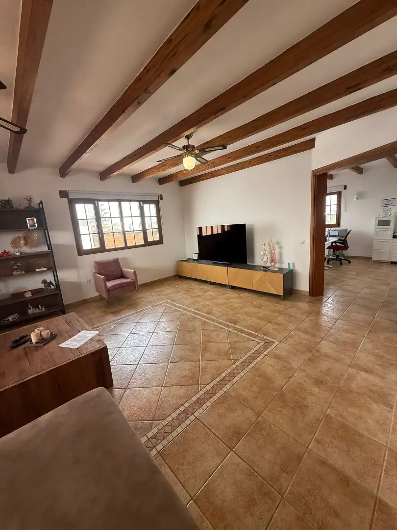 Living room of Houses for sale in La Oliva  with Private garden, Terrace and Storage room