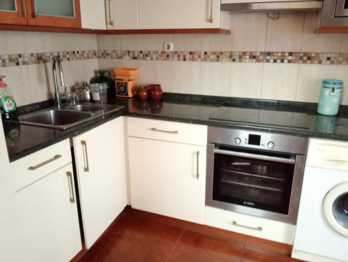 Kitchen of Flat for sale in Bilbao   with Heating, Terrace and Furnished