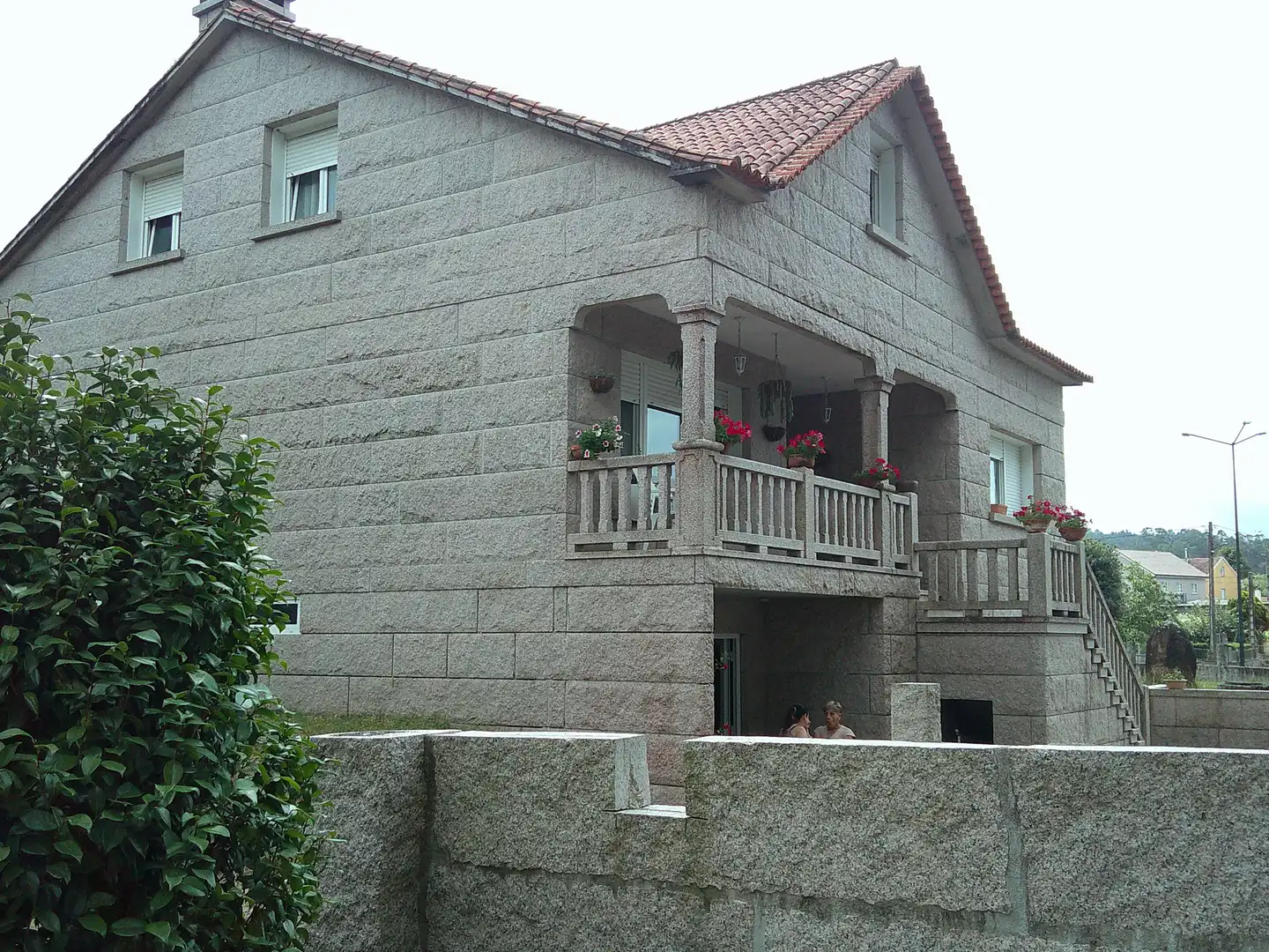 Vista exterior de Casa o xalet en venda en Ribadumia amb Terrassa, Moblat i Balcó