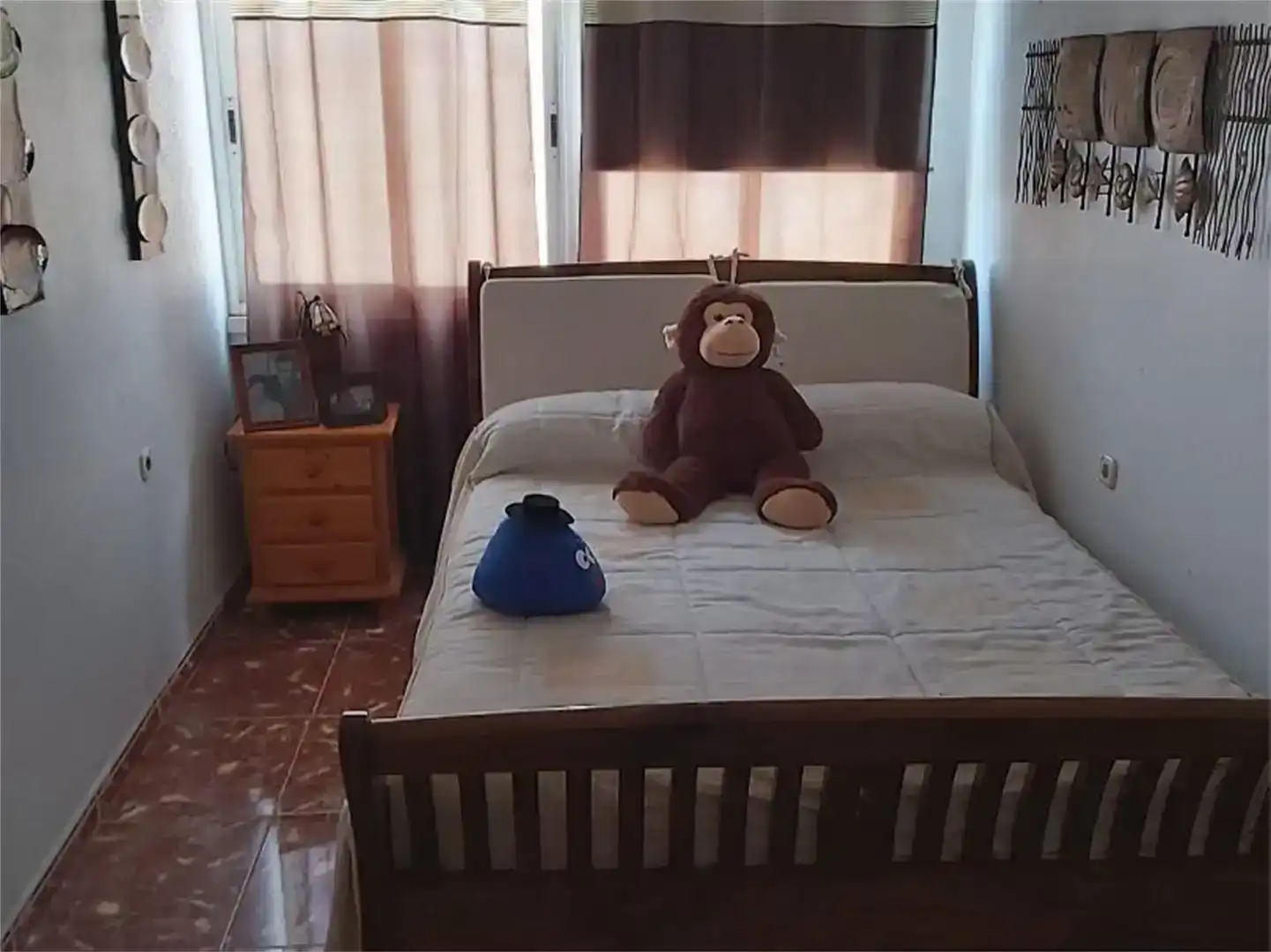 Schlafzimmer von Maisonette zum Verkauf in El Ejido mit Klimaanlage, Privatgarten und Möbliert