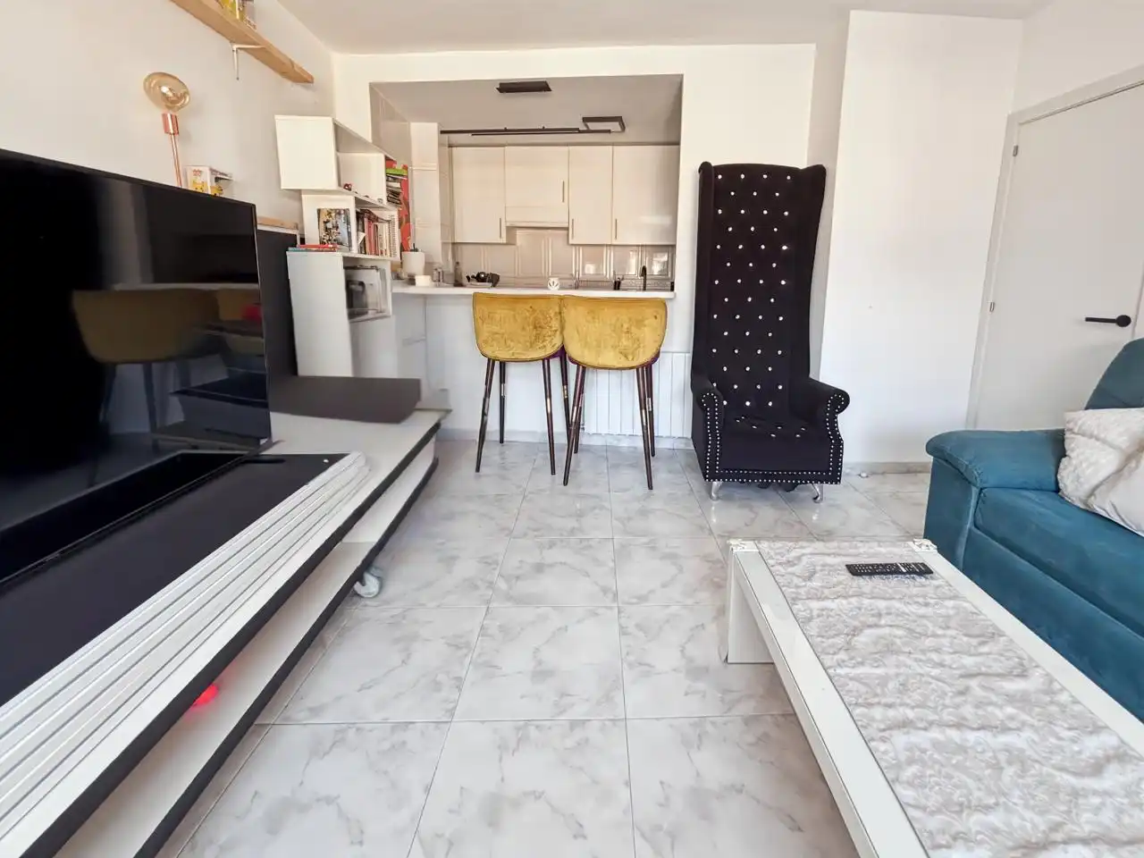 Sala de estar de Dúplex en venta en Colmenarejo con Terraza