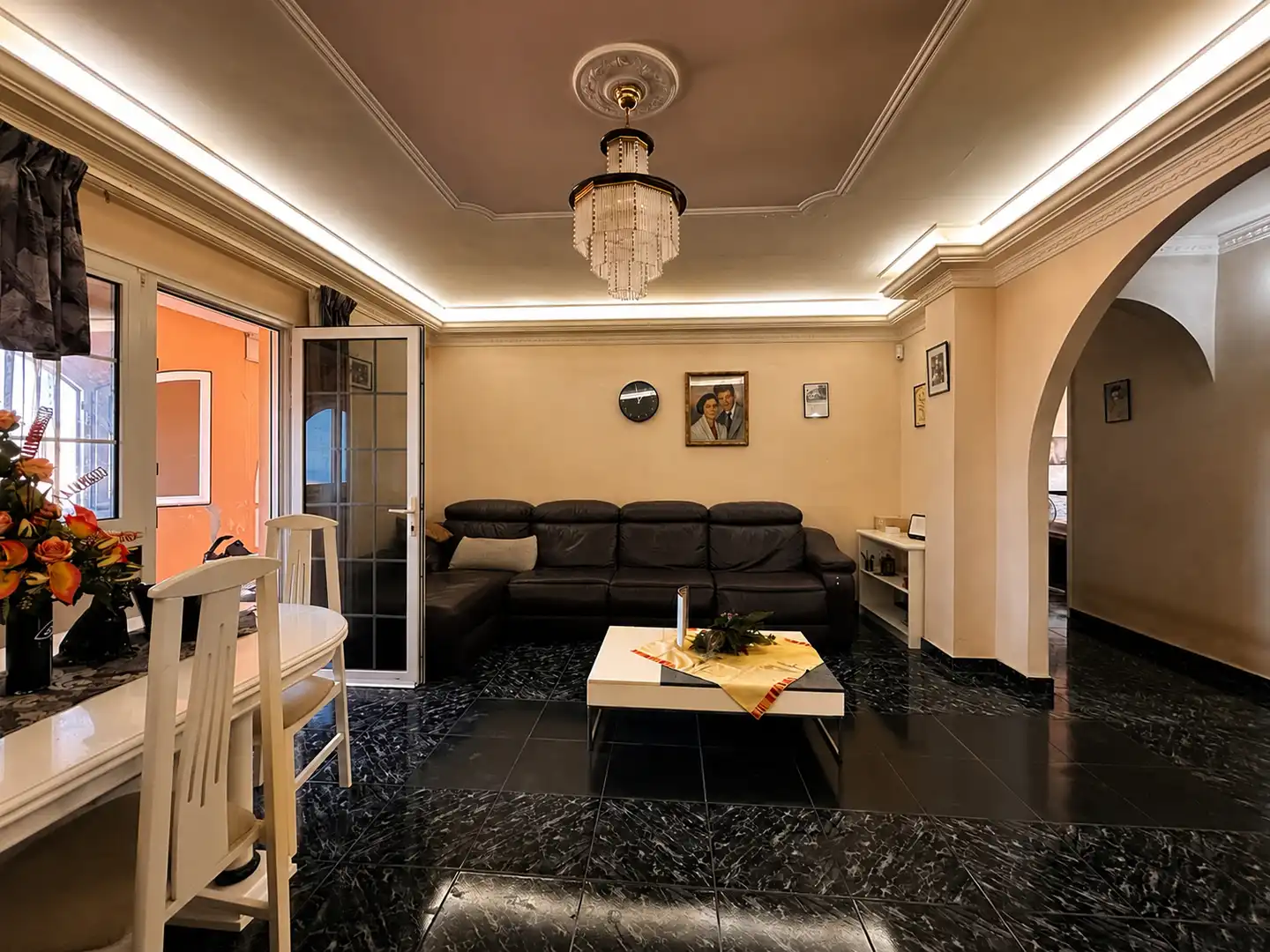 Sala d'estar de Casa o xalet en venda en San Bartolomé de Tirajana amb Aire condicionat, Jardí privat i Terrassa