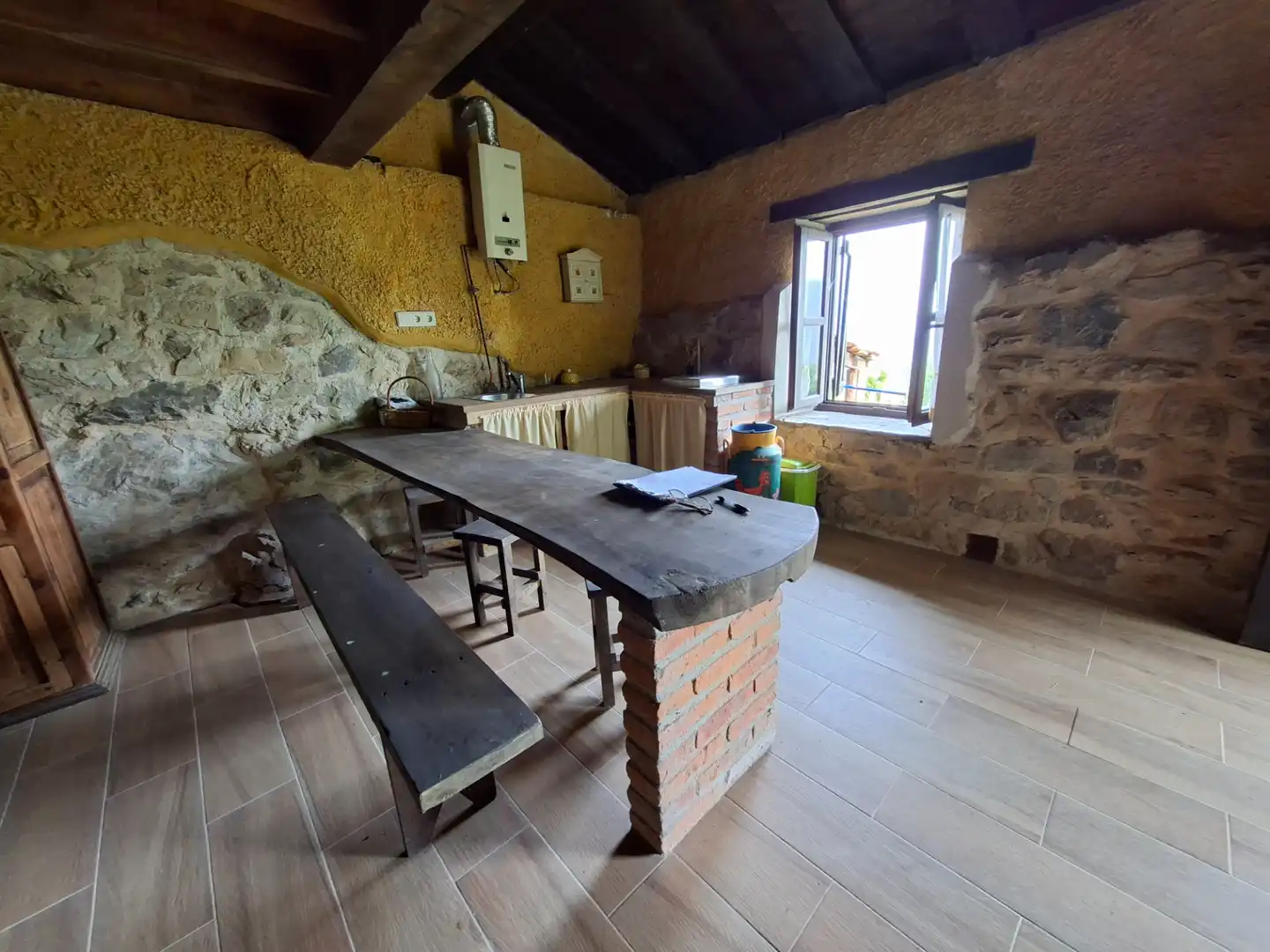Kitchen of Country homes for sale in Piloña  with Heating and Furnished