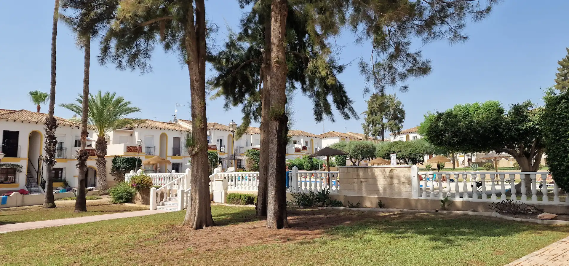 Garden of Houses for rent in San Miguel de Salinas  with Air Conditioner, Heating and Private garden