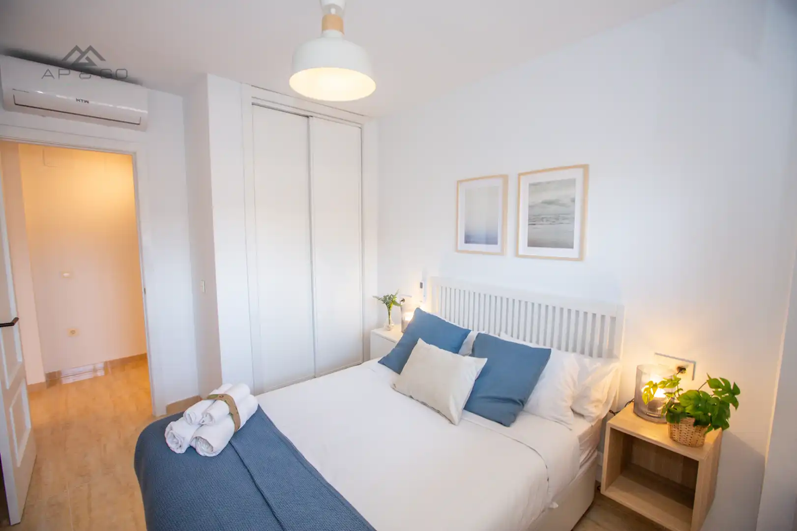 Schlafzimmer von Dachboden zur Miete in Almuñécar mit Klimaanlage, Terrasse und Möbliert