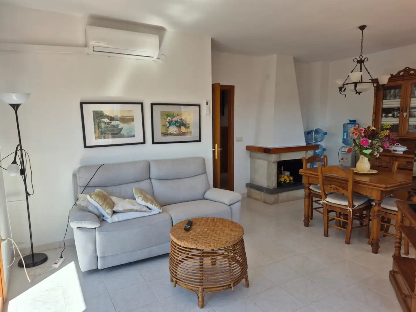 Sala de estar de Casa o chalet de alquiler en Cullera con Aire acondicionado, Terraza y Trastero